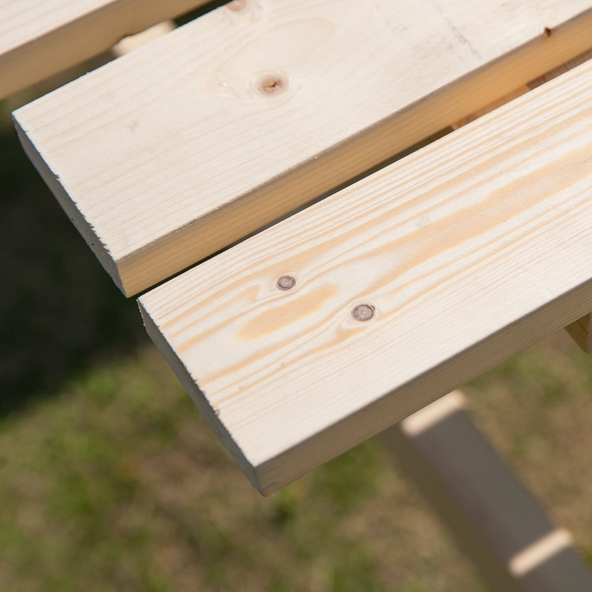 4 Seater Wooden Picnic Table Bench for Outdoor Garden or Patio with Parasol Cutout 150 cm - Image 8