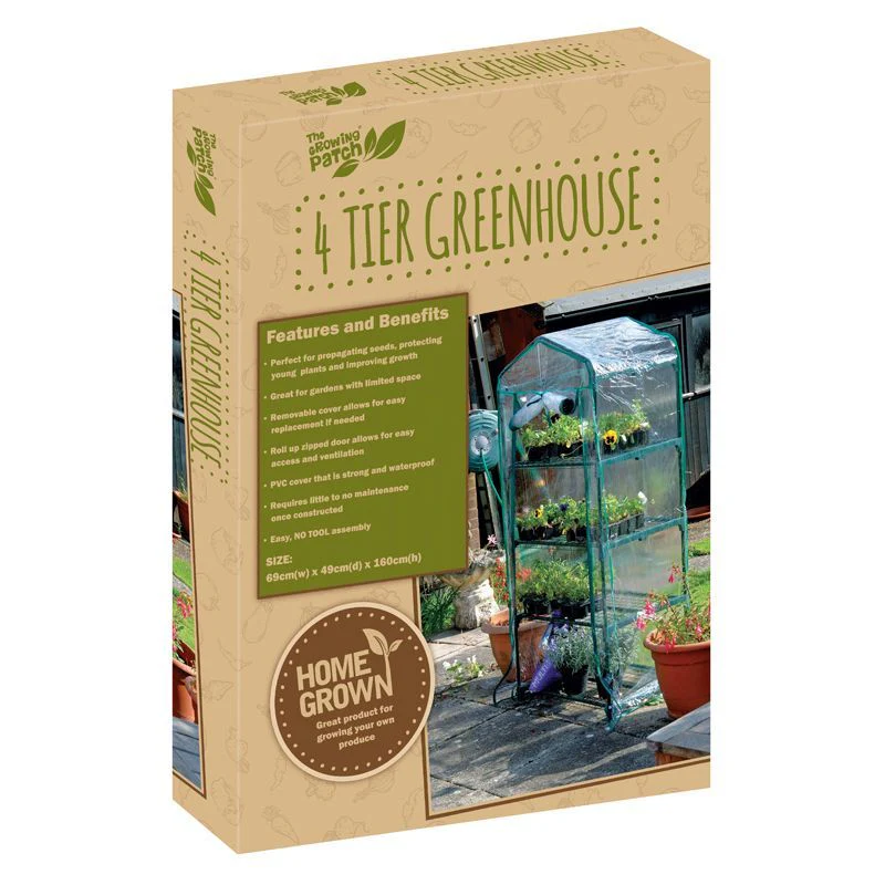 4 Tier Garden Greenhouse - Image 2