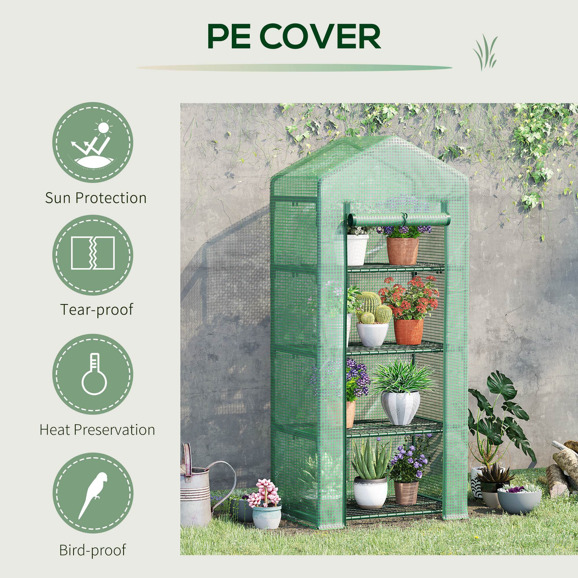 4 Tier Mini Greenhouse - Image 5