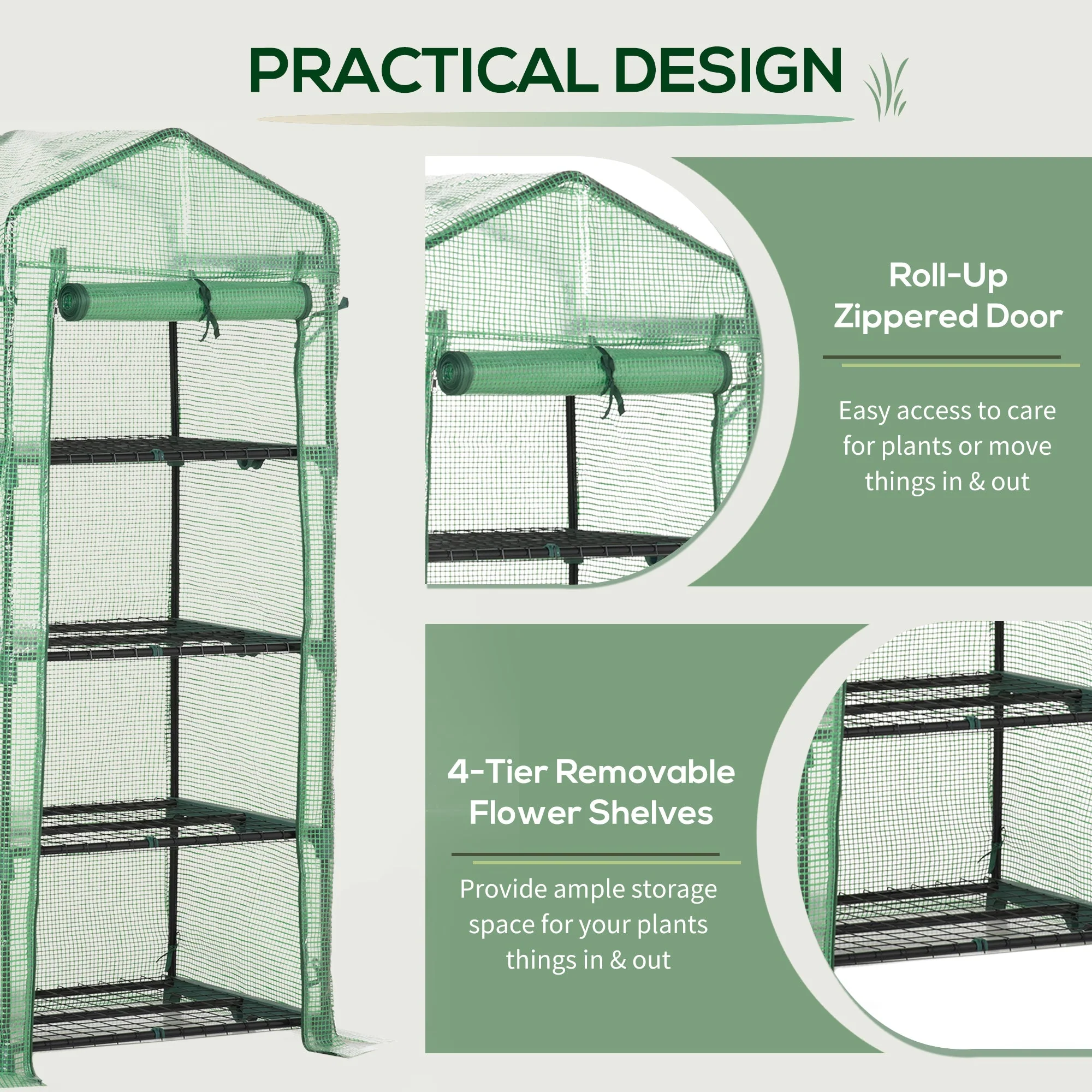4 Tier Mini Greenhouse - Image 6