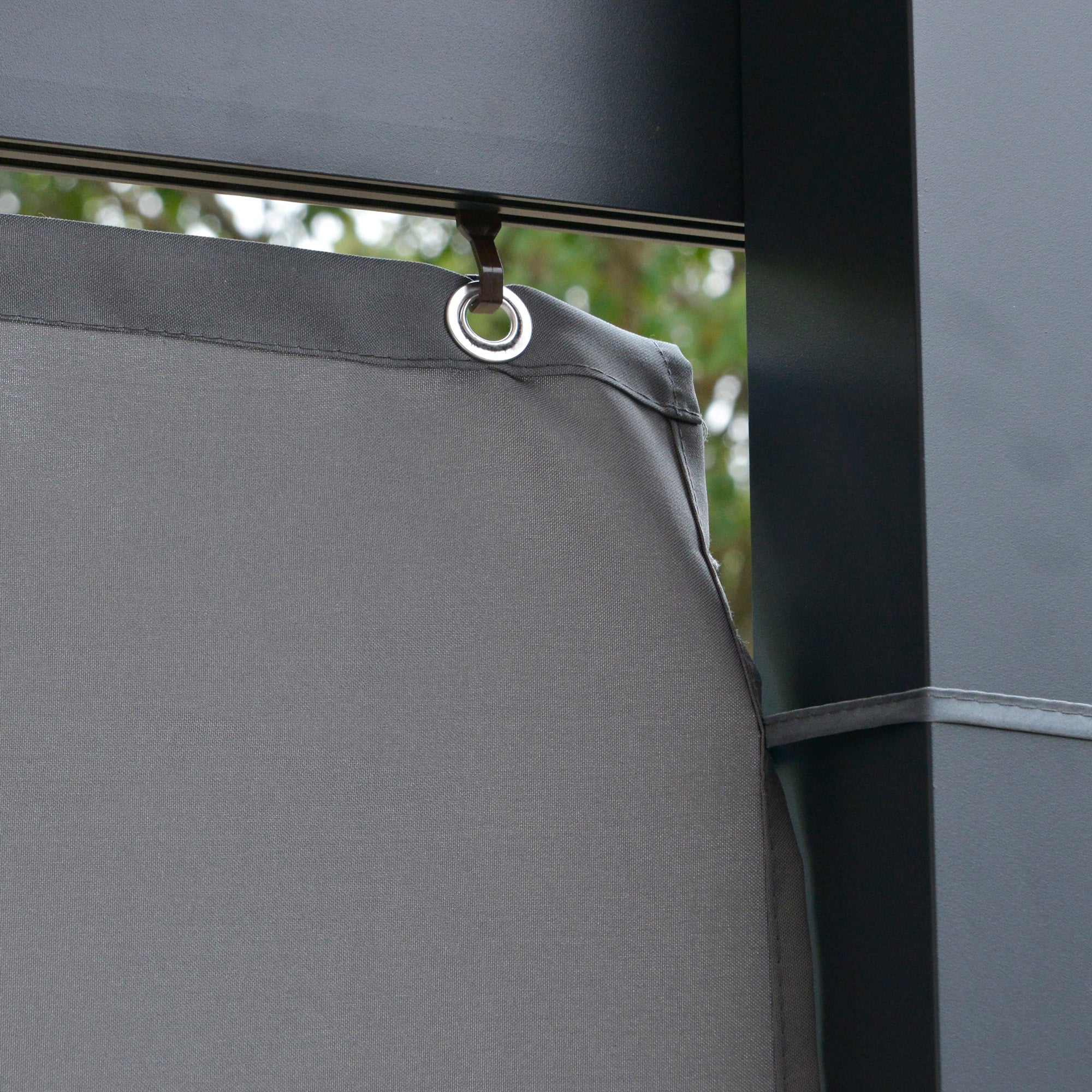 4 x 3M Outdoor Hardtop Gazebo with Curtains - Image 9