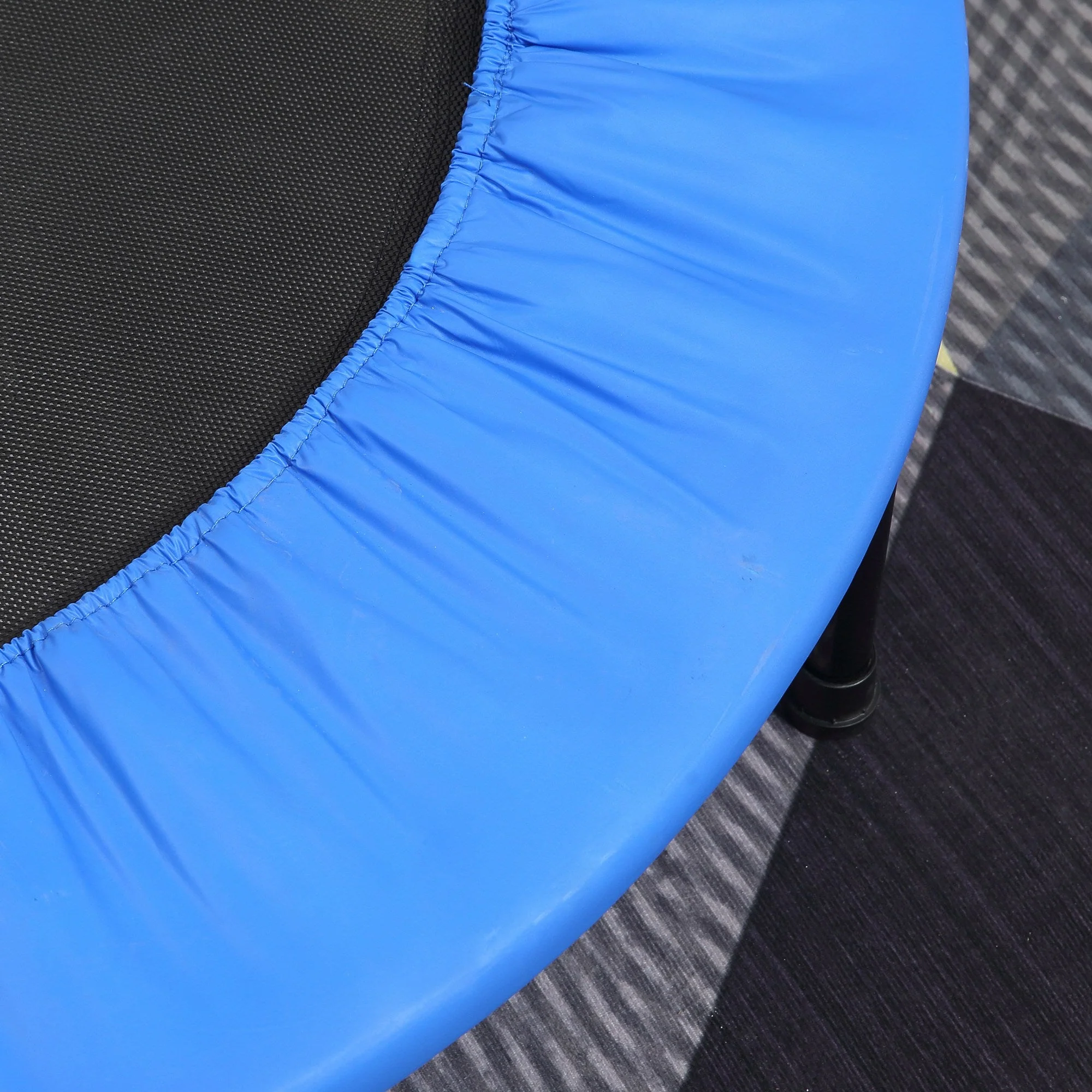 40" Mini Fitness Trampoline Home Gym Yoga Exercise Rebounder Indoor Outdoor Jumper w/ Safety Pad - Image 8