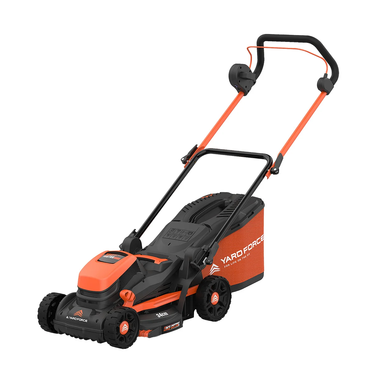 40V Cordless Lawnmower 34cm Cutting Width LM C34B - By Yard Force - Image 2