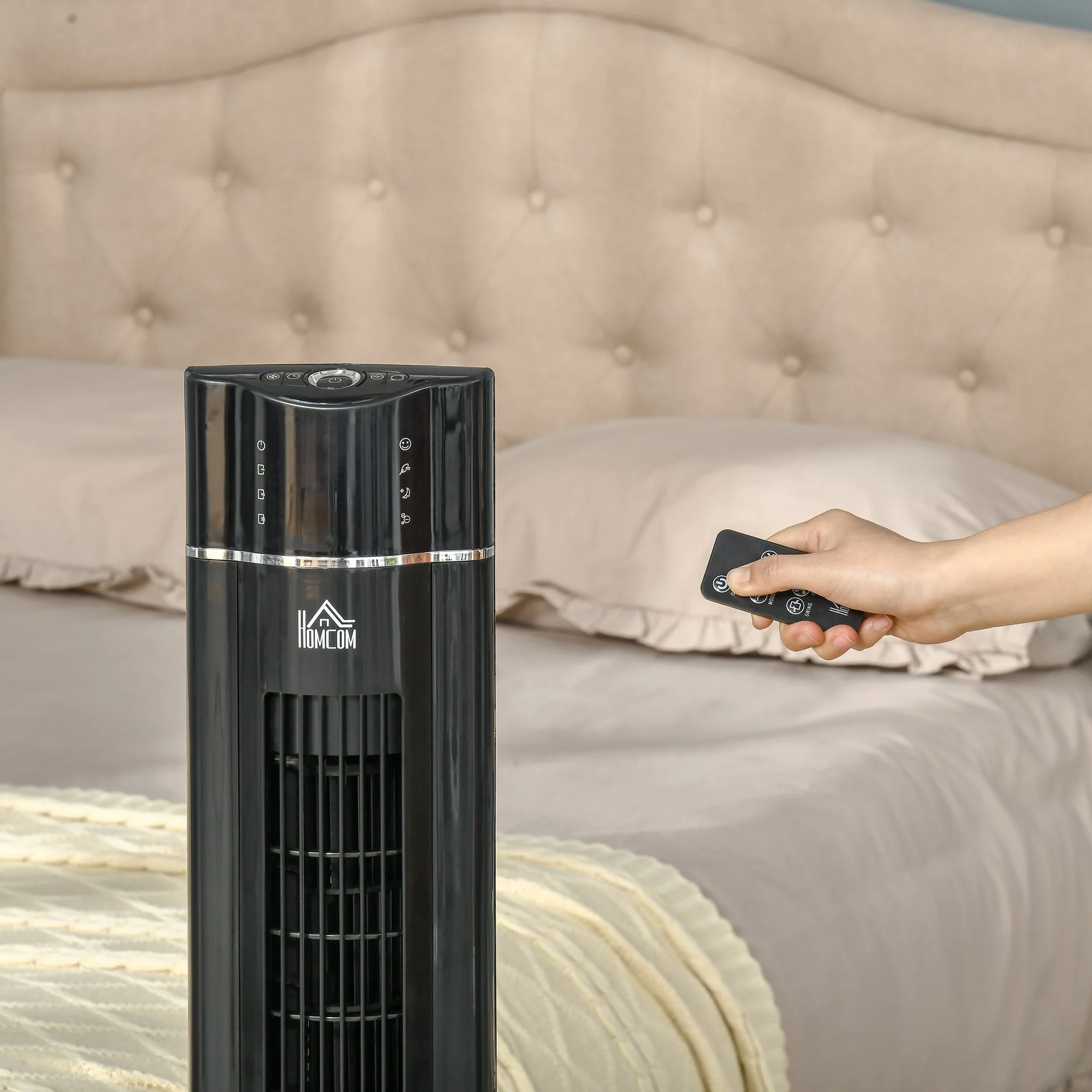 42" Anion Tower Fan Cooling for Bedroom with 3 Speed - Image 8