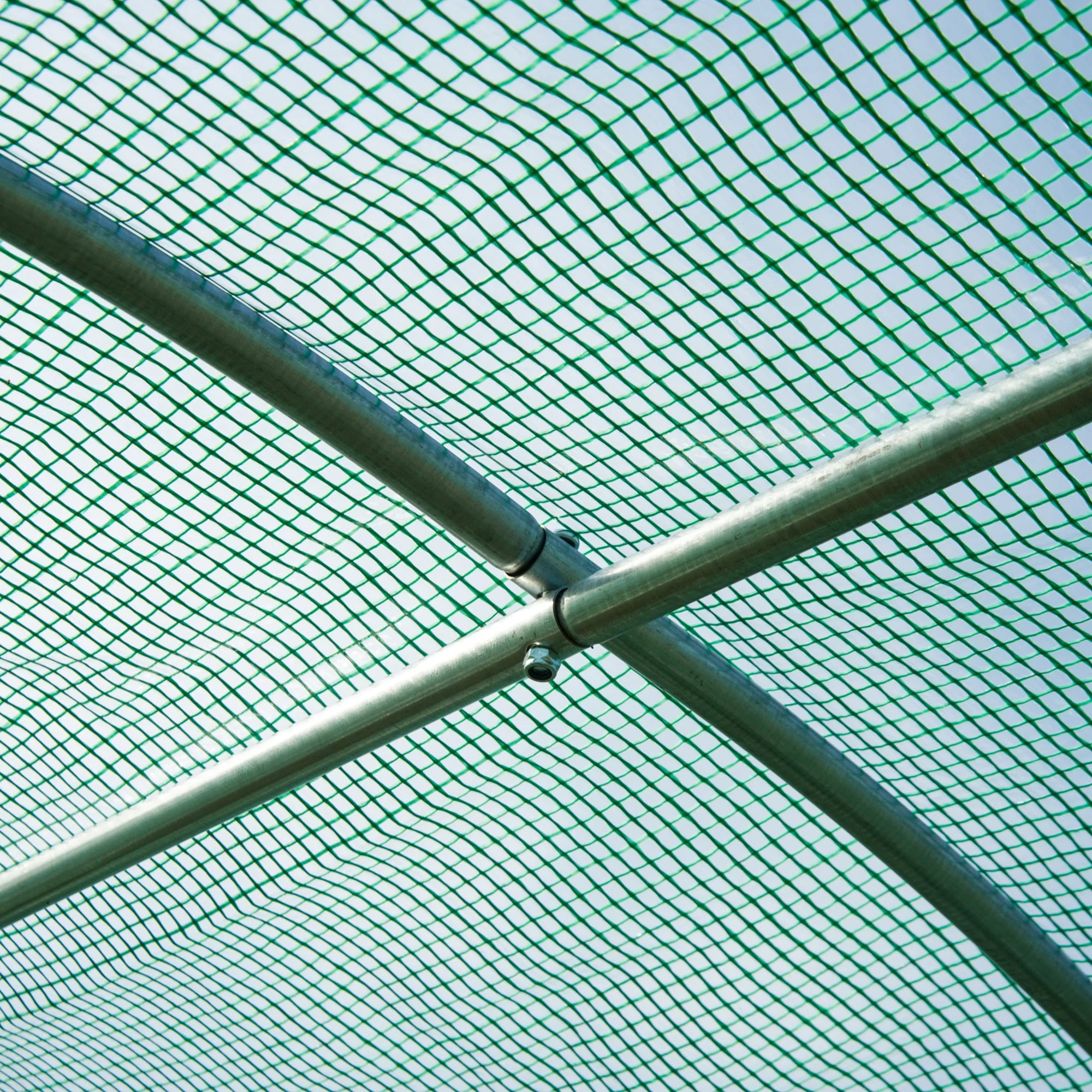 4x2 m Polytunnel Walk-in Greenhouse with Zip Door and Windows - Image 8