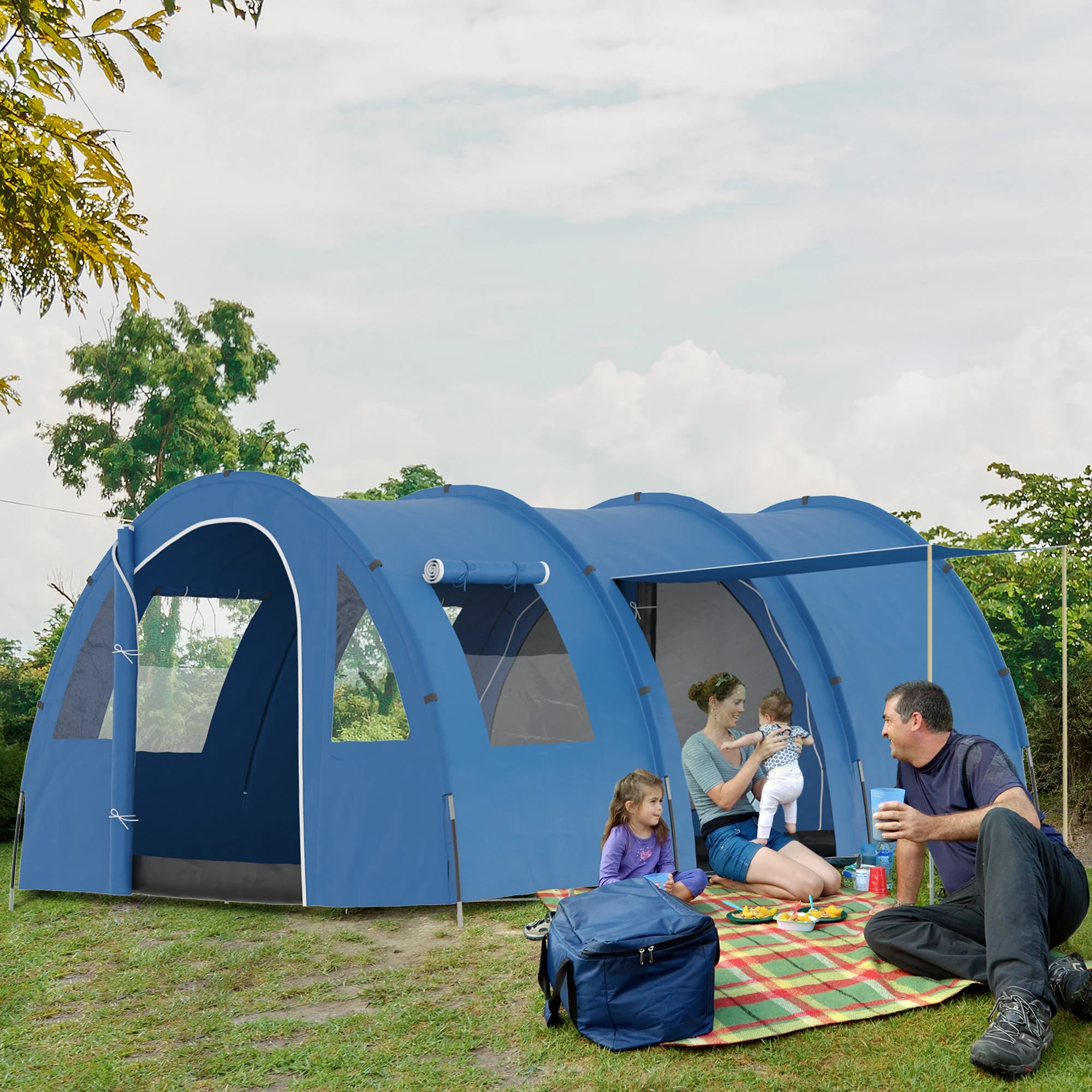 5-6 Man Tunnel Tent - Image 2