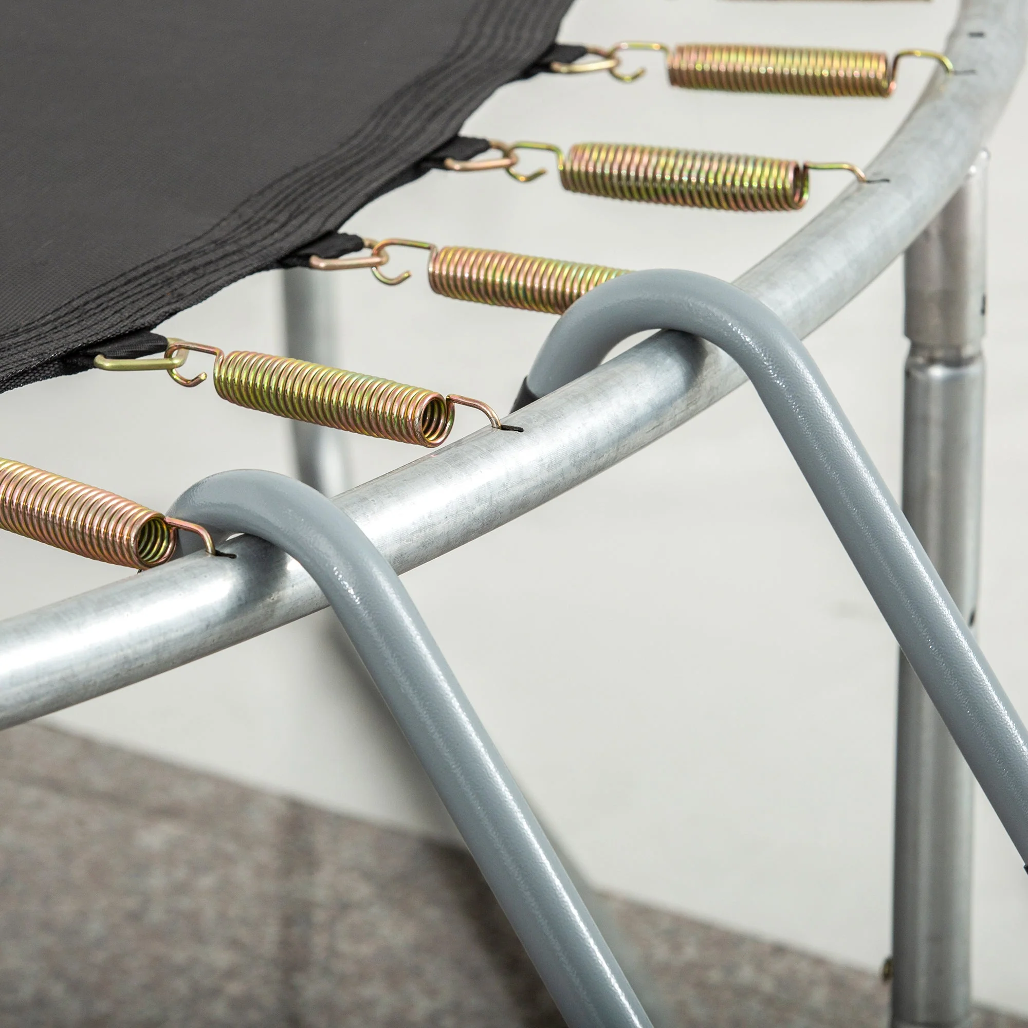 6-10ft Trampoline Ladder Galvanized w/ Non-slip Mat - Image 8