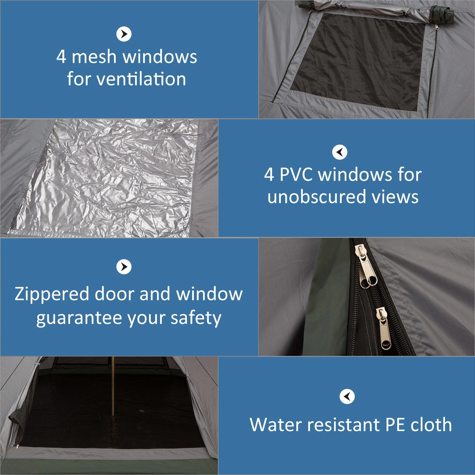 6 Men Tipi Tent - Image 5