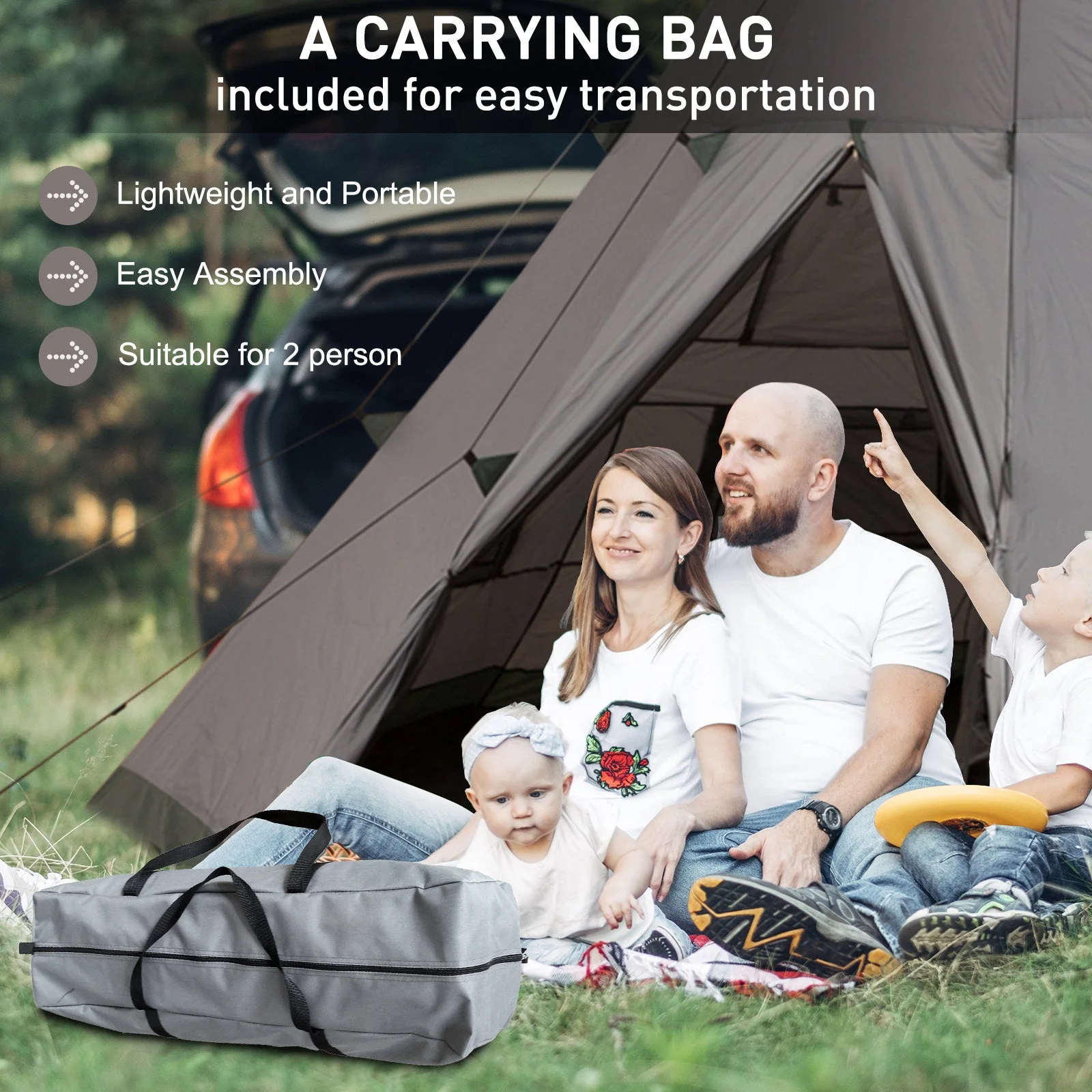 6 Men Tipi Tent - Image 6