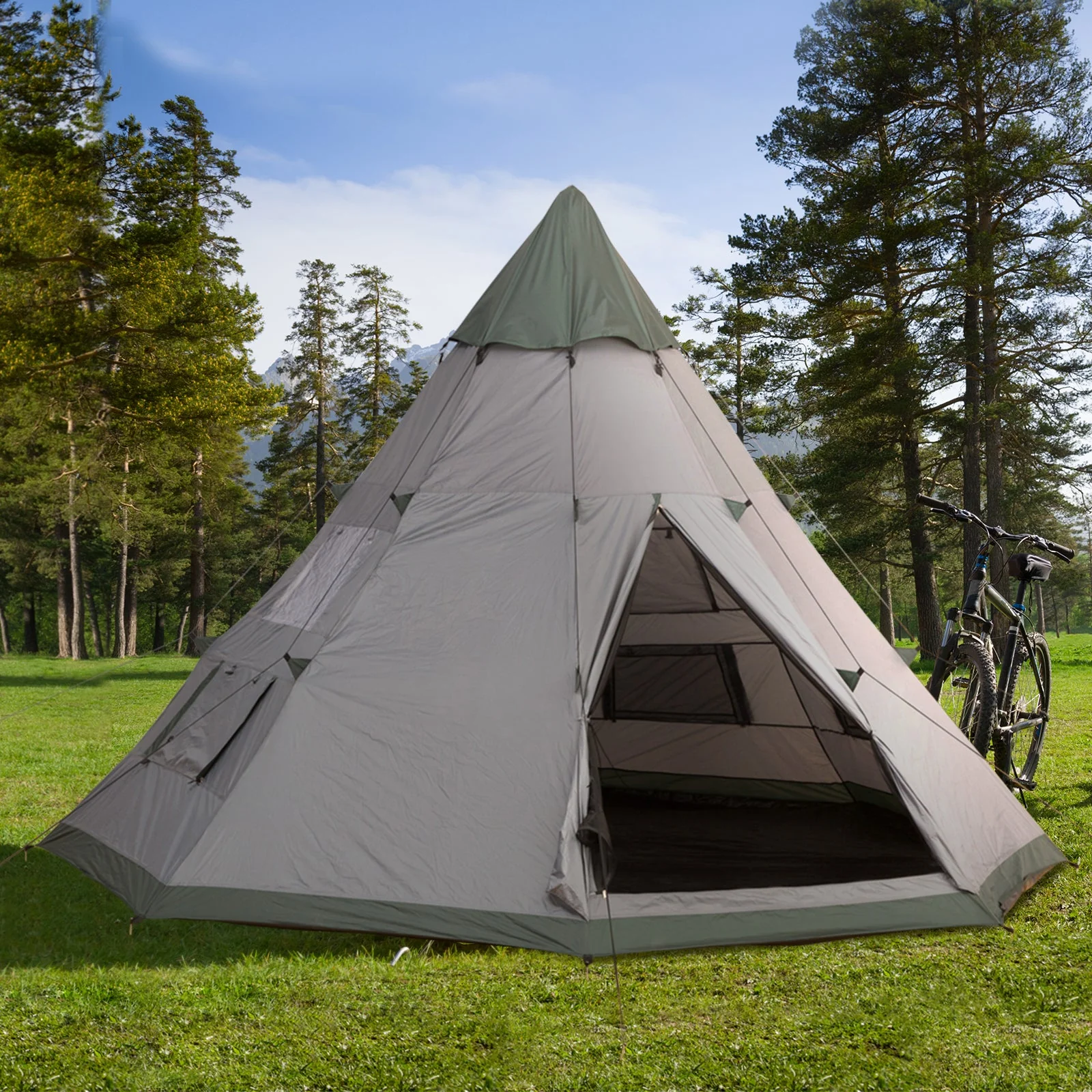 6 Men Tipi Tent - Image 9