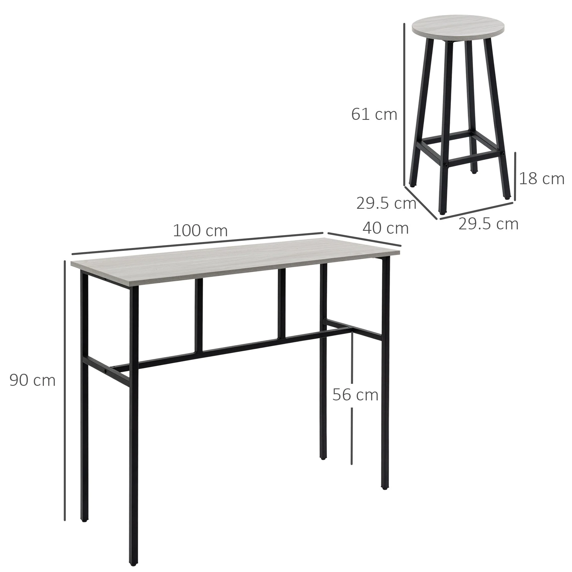 6-Piece Bar Table Set - Image 3