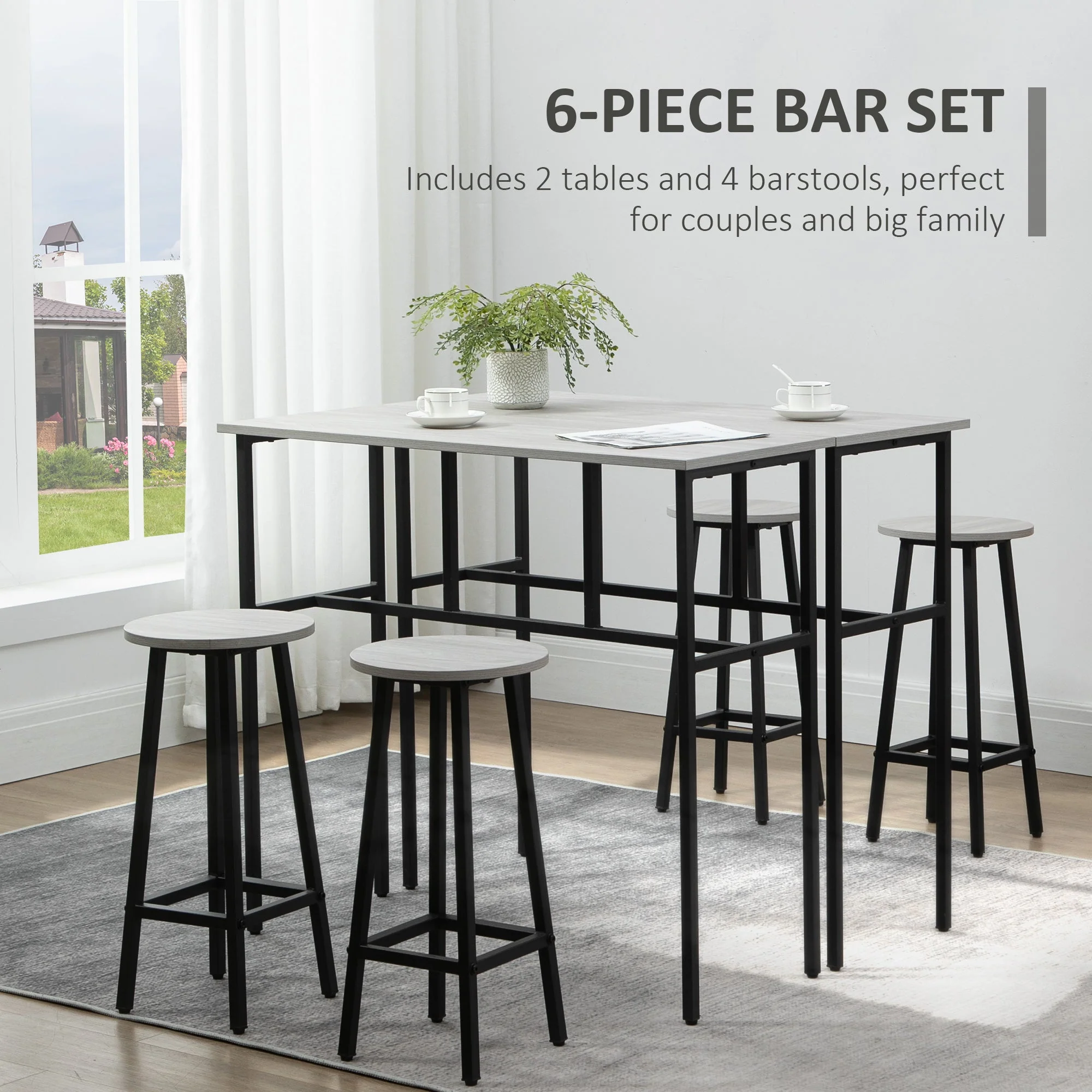 6-Piece Bar Table Set - Image 5
