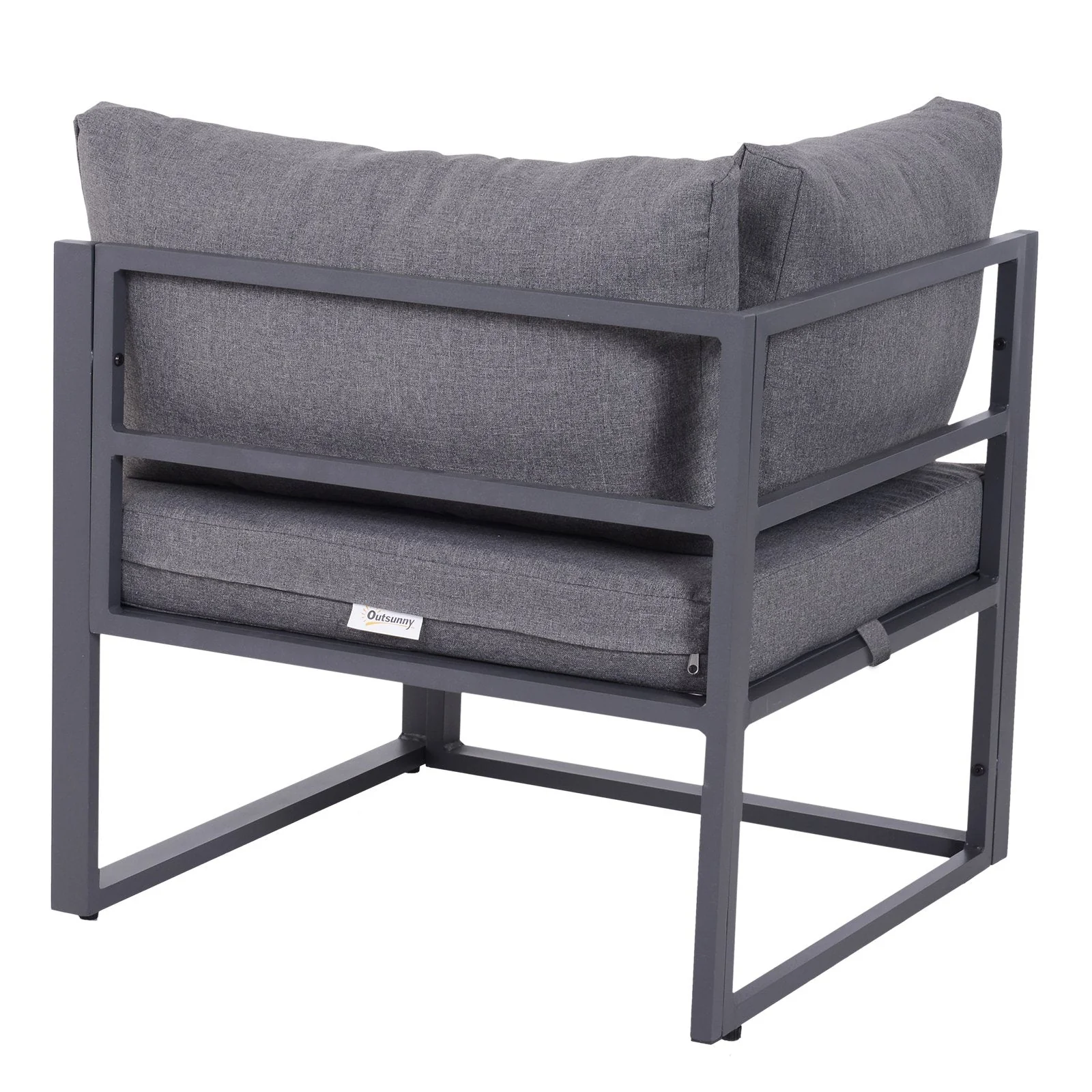 6-Piece Sectional Sofa Set Aluminium Frame - Image 5