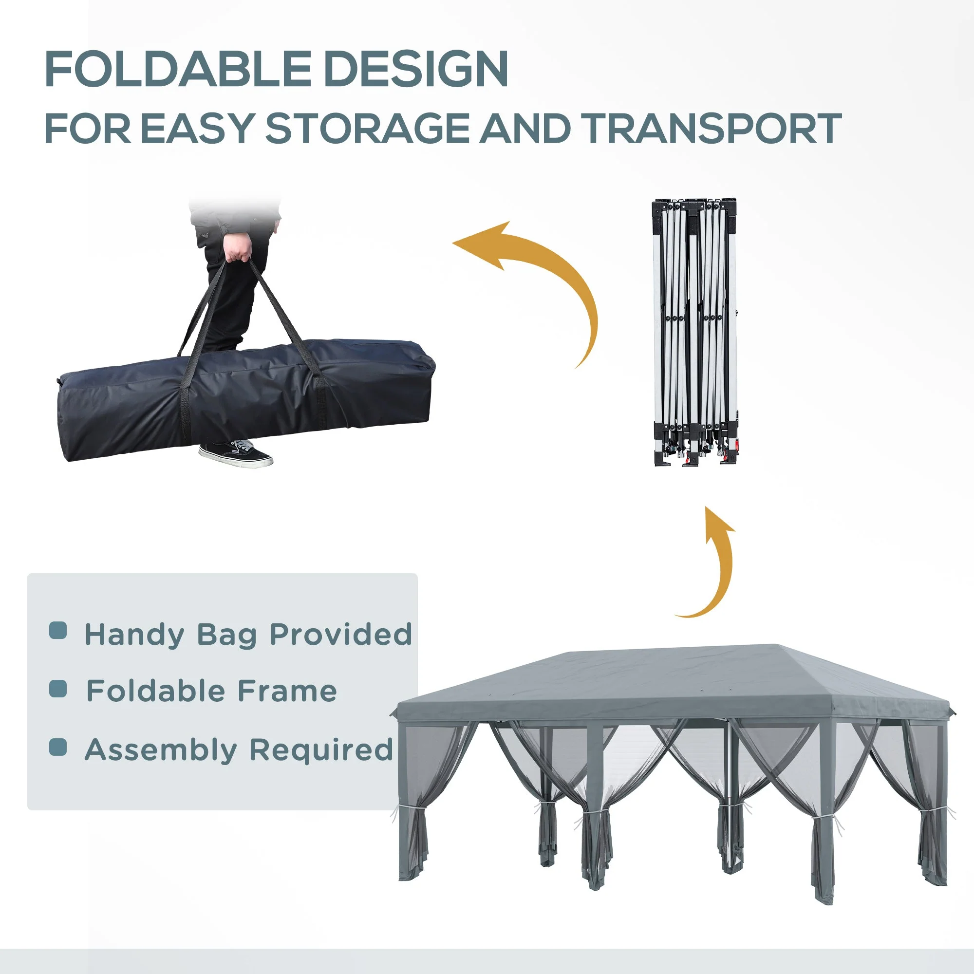 6 x 3m Pop Up Canopy - Image 4