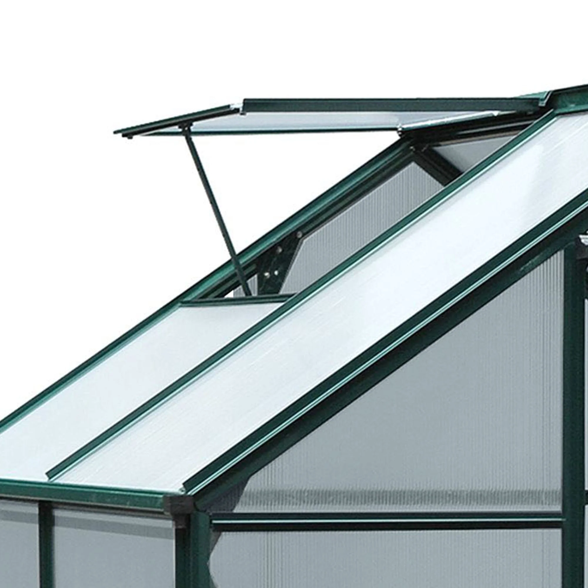 6 x 4 Greenhouse Walk-In Aluminium & Polycarbonate by Greenery - Image 9