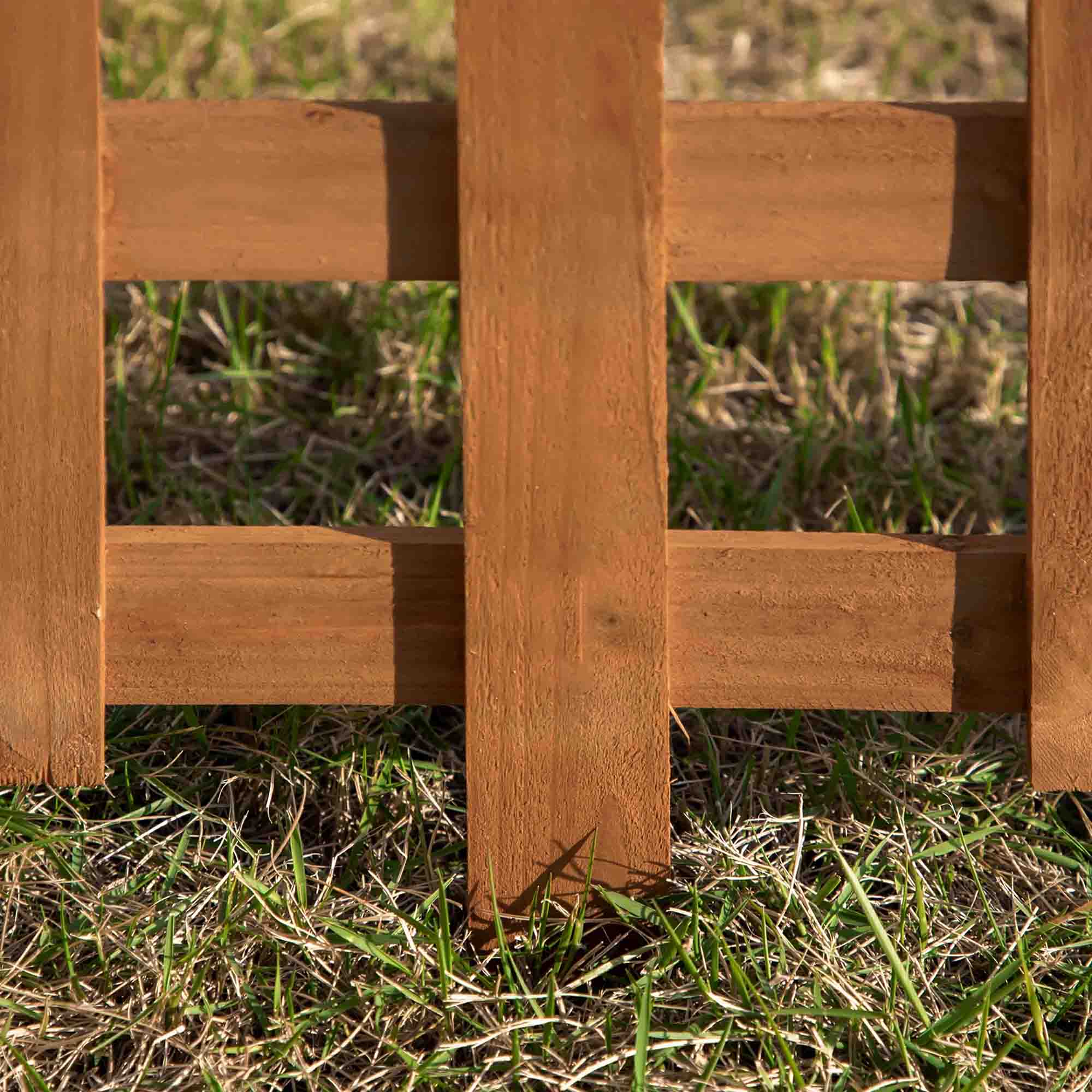 60L x 1D x 34H cm Pack of 12 Wooden Border Fences - Image 7