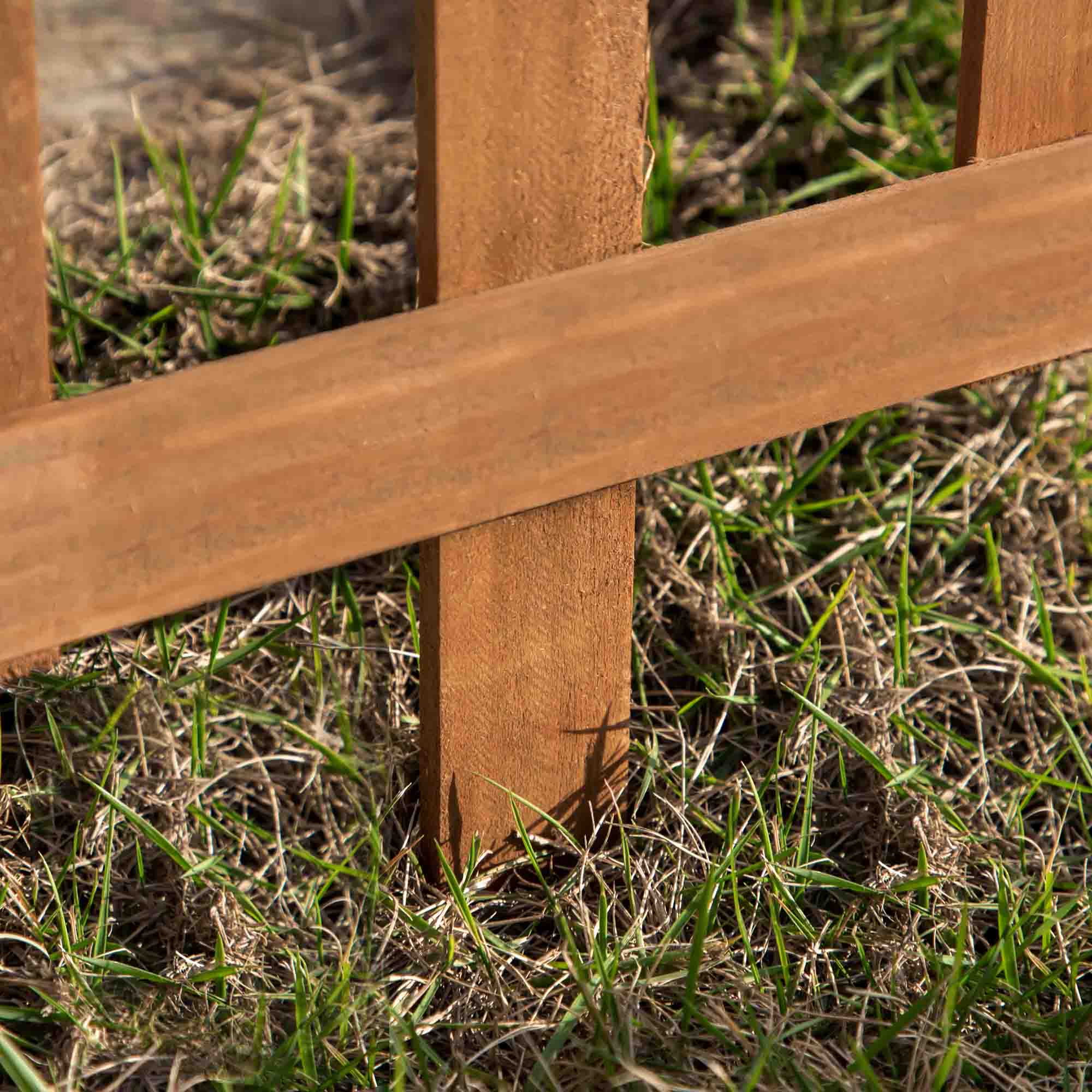 60L x 1D x 34H cm Pack of 12 Wooden Border Fences - Image 8