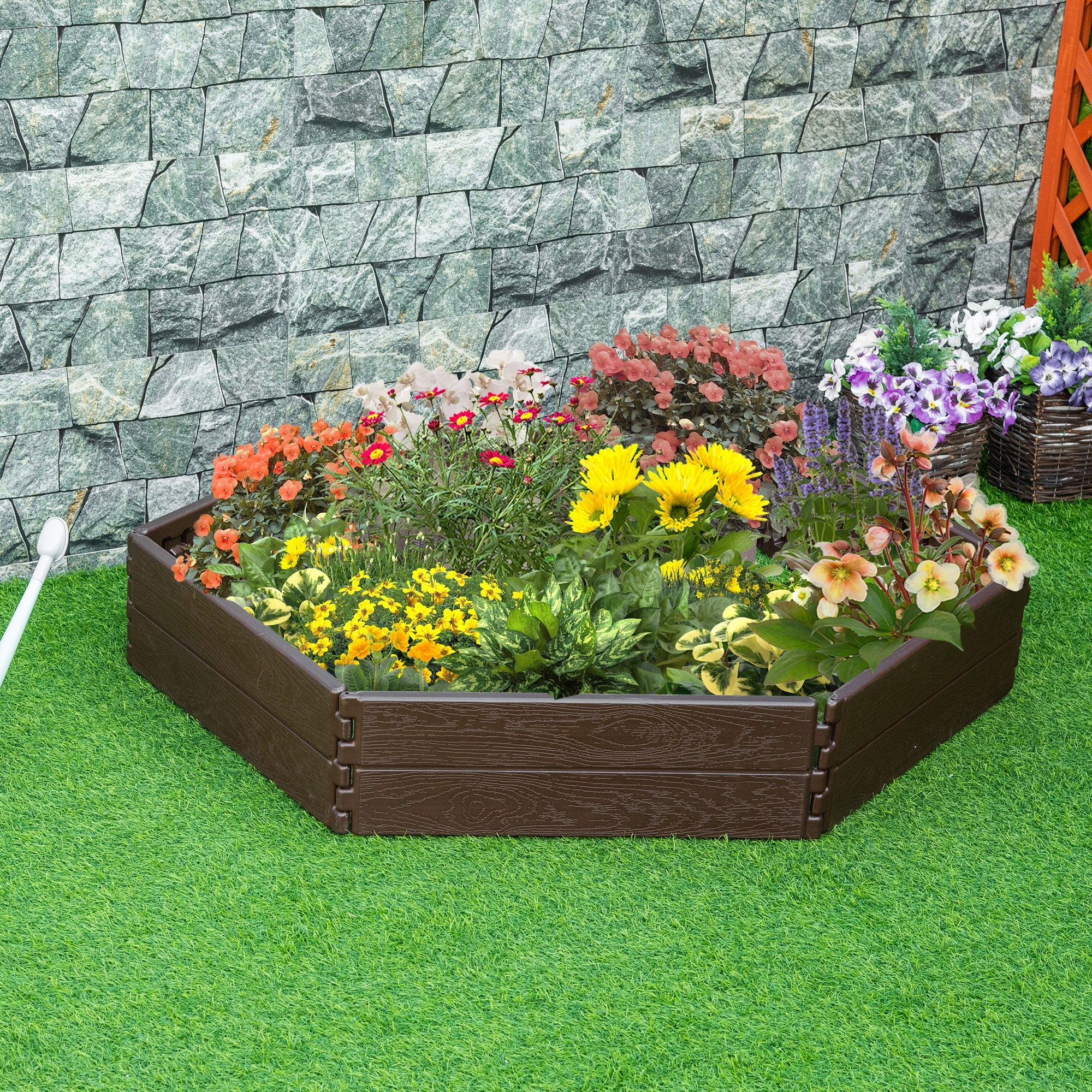 63.5 cm x 2.5 cm x 20 cm Raise Garden Bed Kit - Image 2