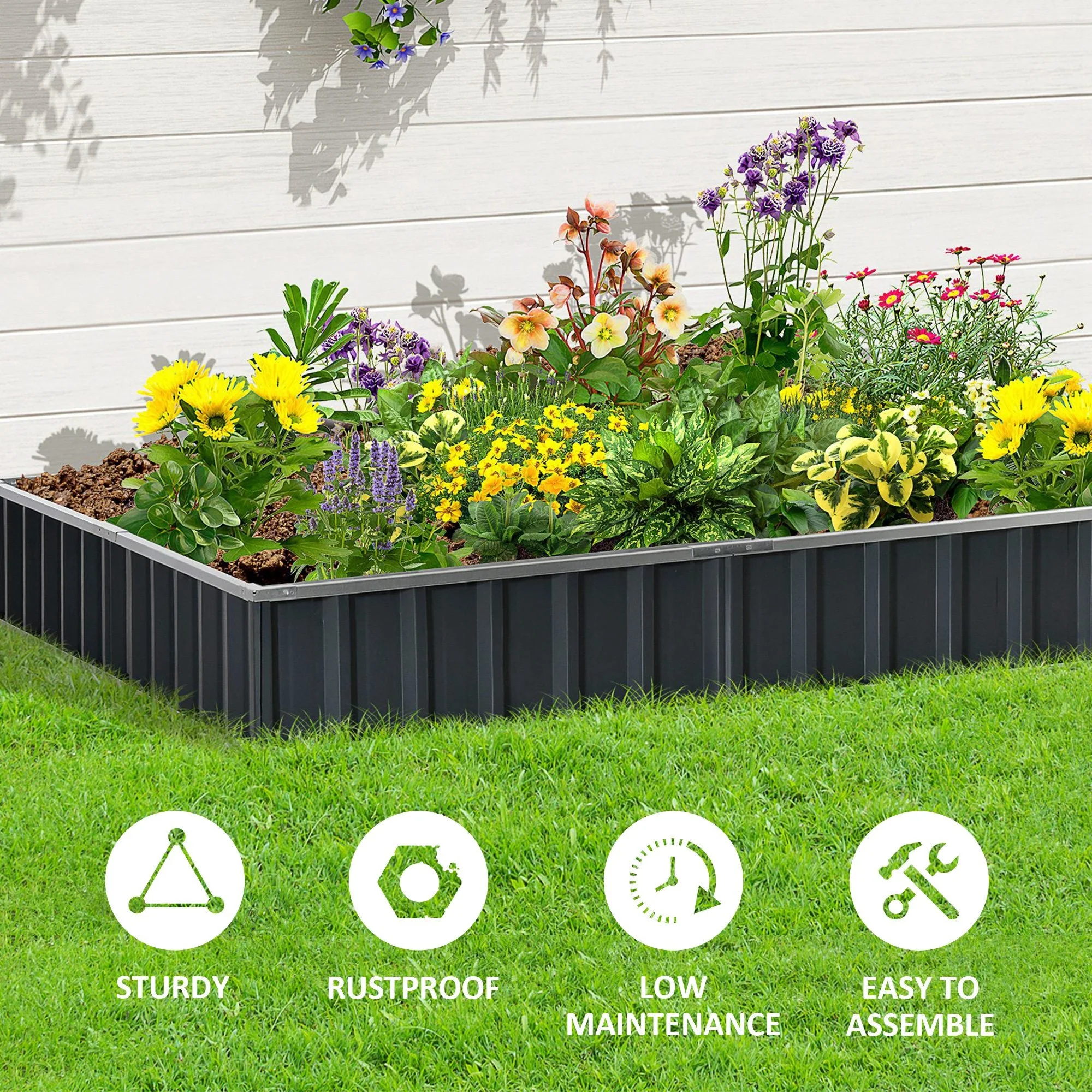 645L Metal Raised Garden Bed - Image 6