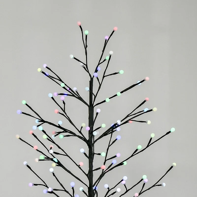 6ft Artificial Tree Light with 180 Colour LED Light for Home Party - Image 8