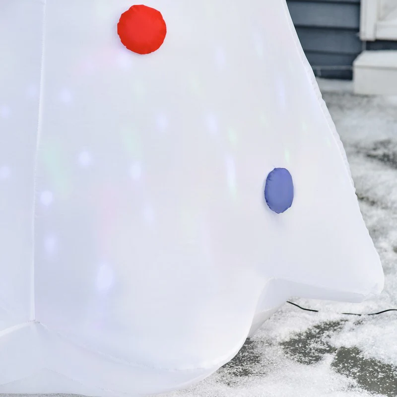 6FT Christmas Inflatable Tree LED Lighted for Home Indoor Outdoor Decoration White - Image 8