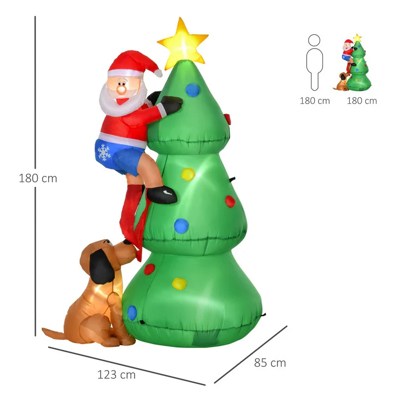 6FT Inflatable Christmas Tree - Image 3