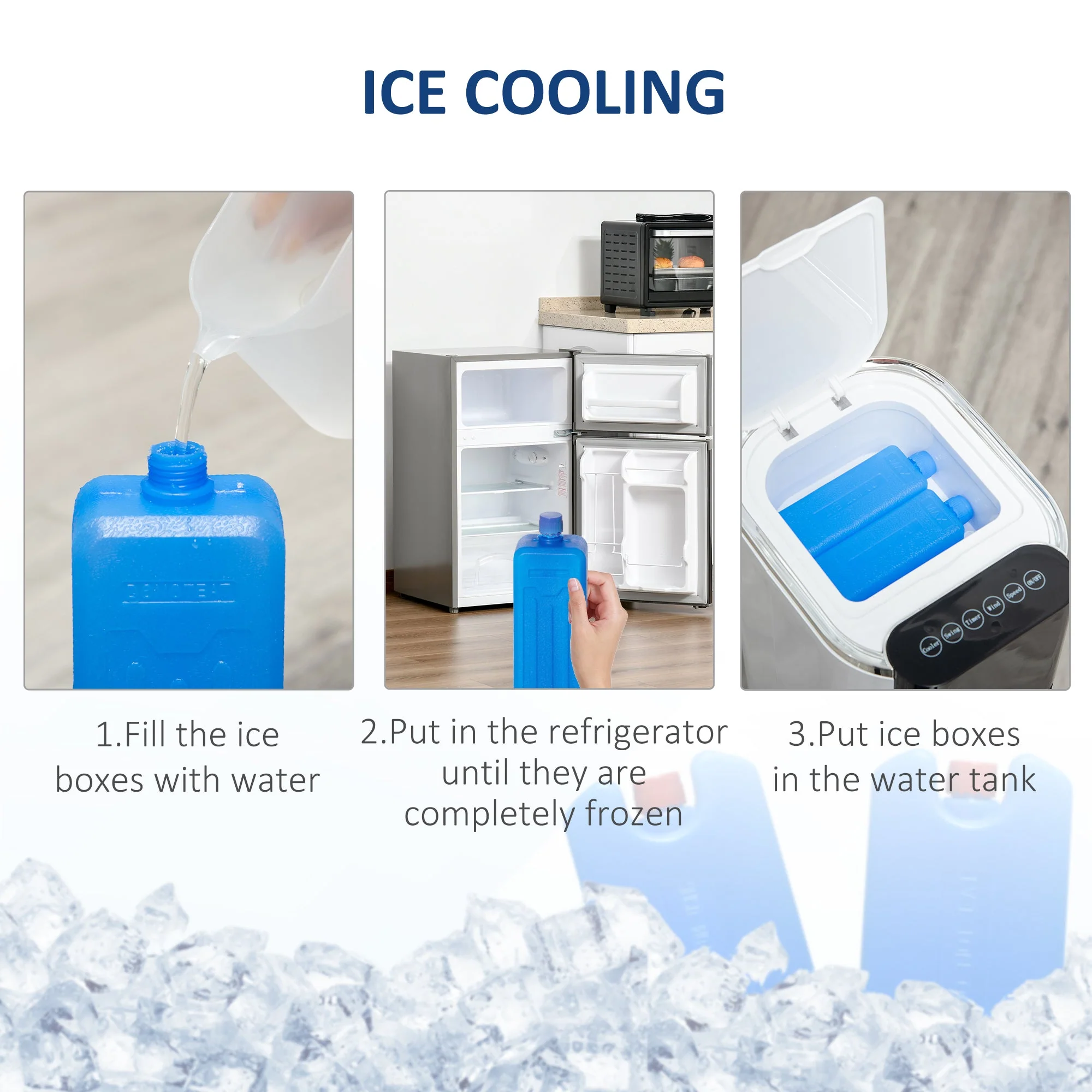 6L Oscillating Three Speed Air Cooler With Timer & Remote Control White - Image 7