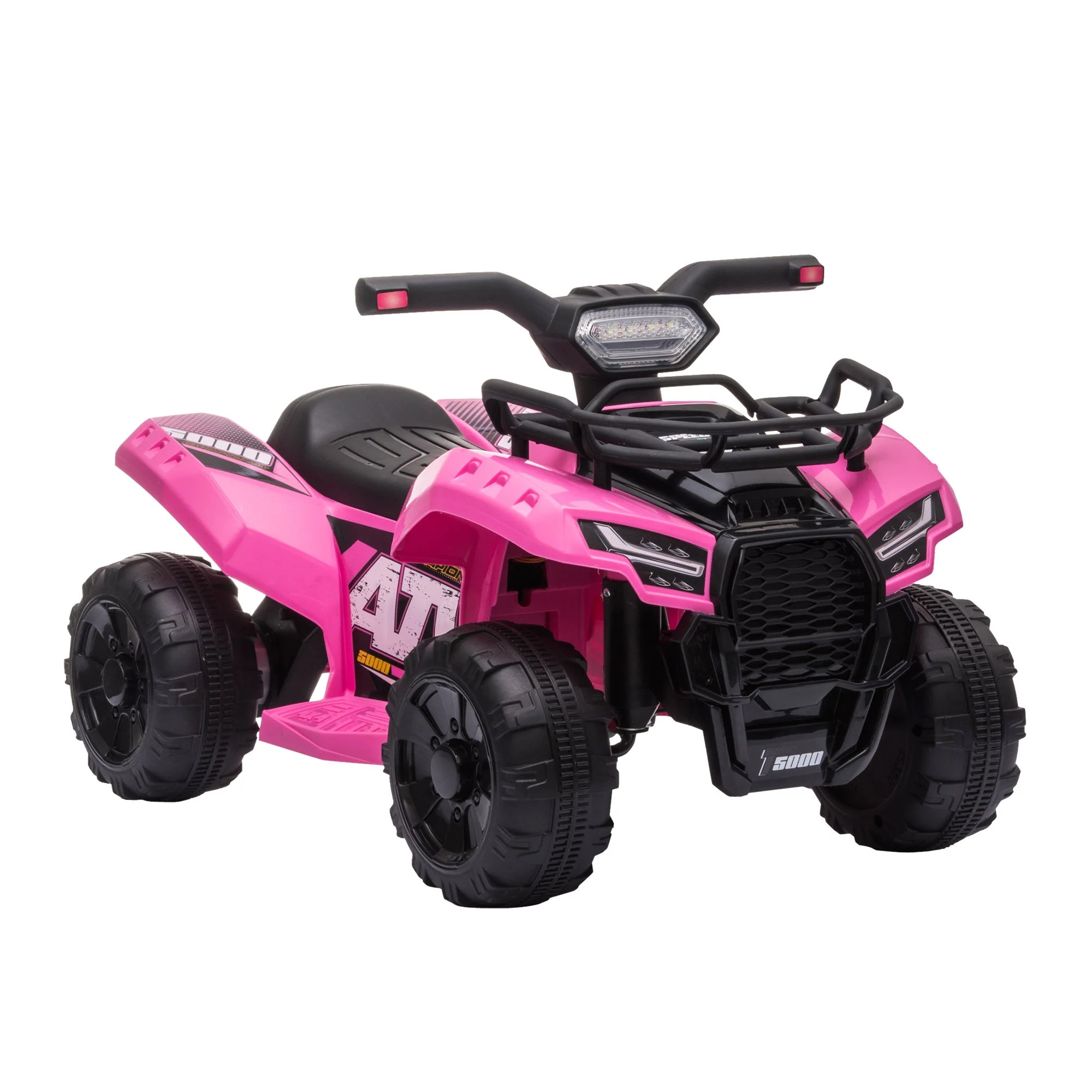 6V Kids Electric Ride on Car Toddlers Quad Bike ATV Toy With Music for 18-36 months Pink - Image 2