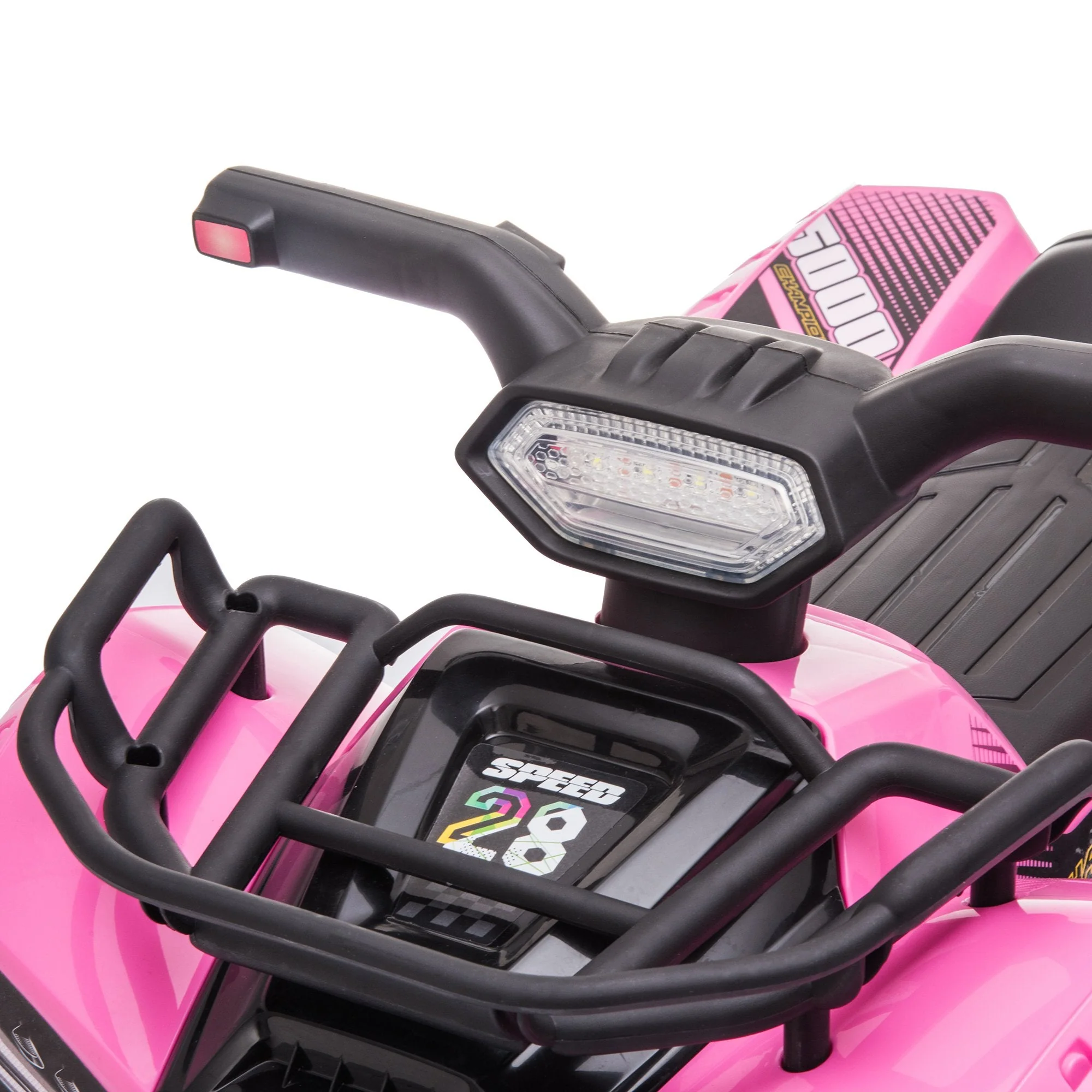 6V Kids Electric Ride on Car Toddlers Quad Bike ATV Toy With Music for 18-36 months Pink - Image 8