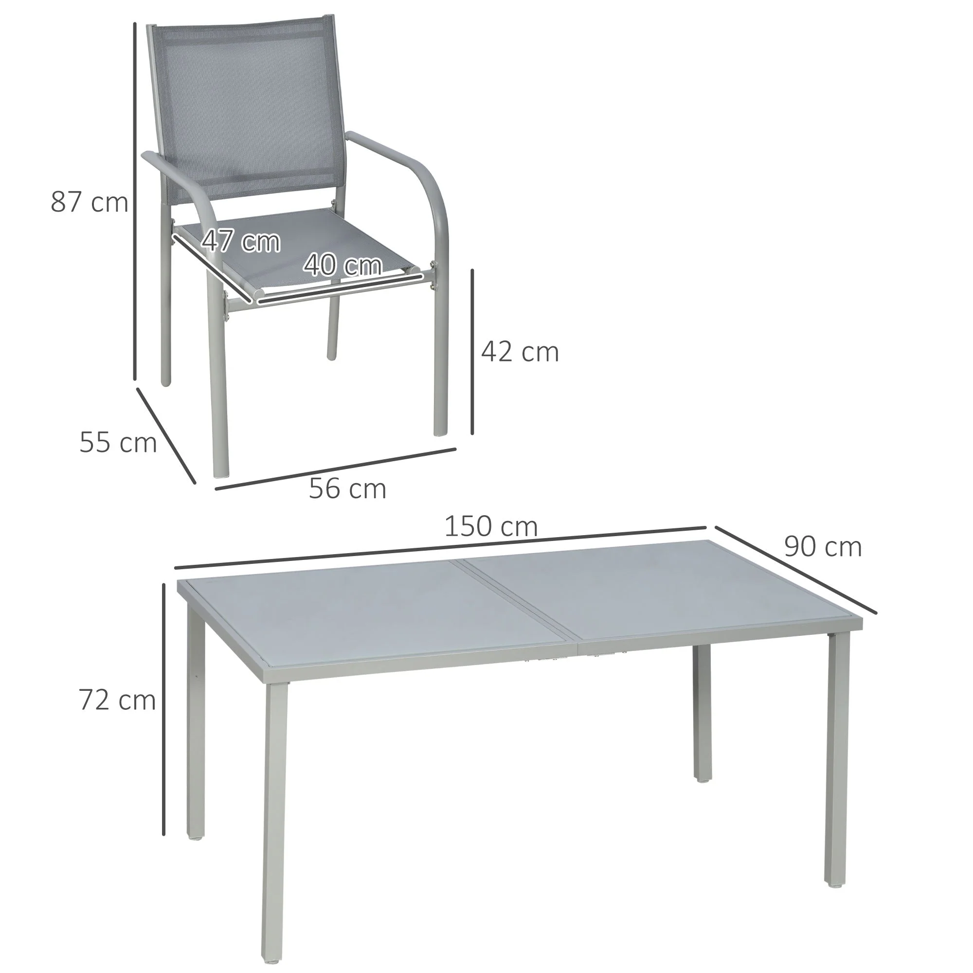 7-Piece Garden Dining Set - Image 2