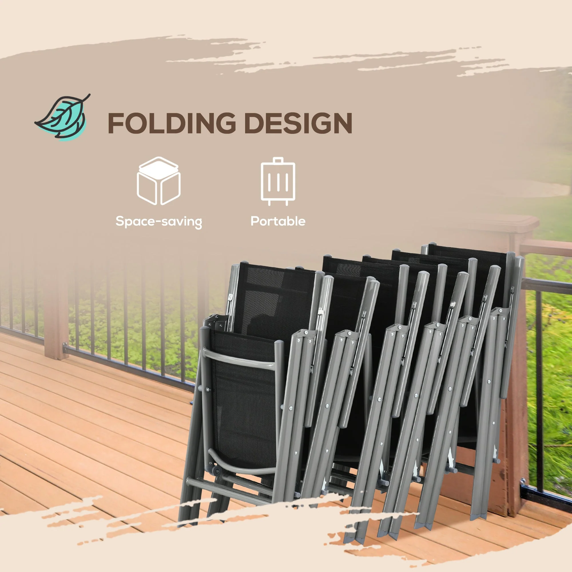 7-Piece Garden Dining Set - Image 4