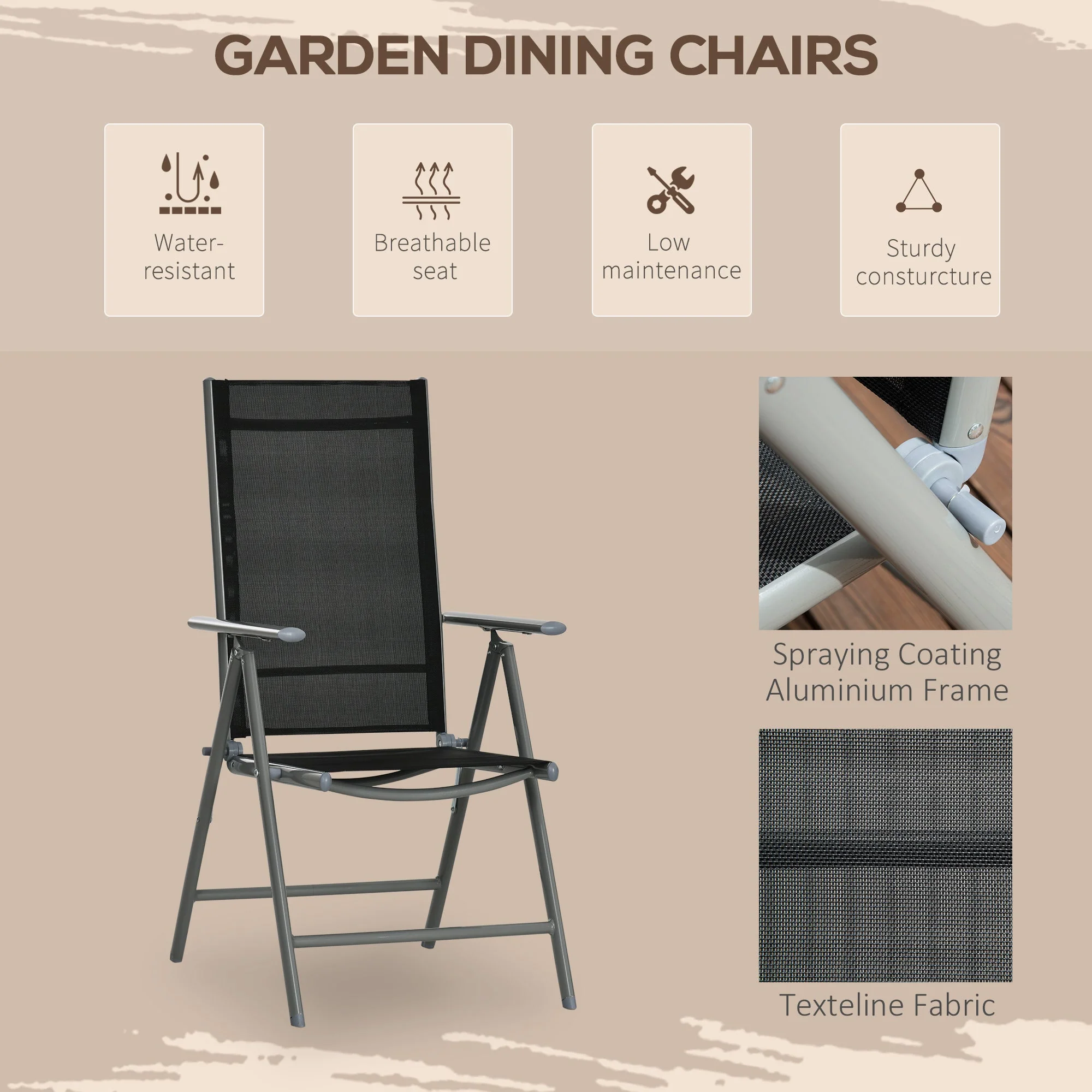 7-Piece Garden Dining Set - Image 6