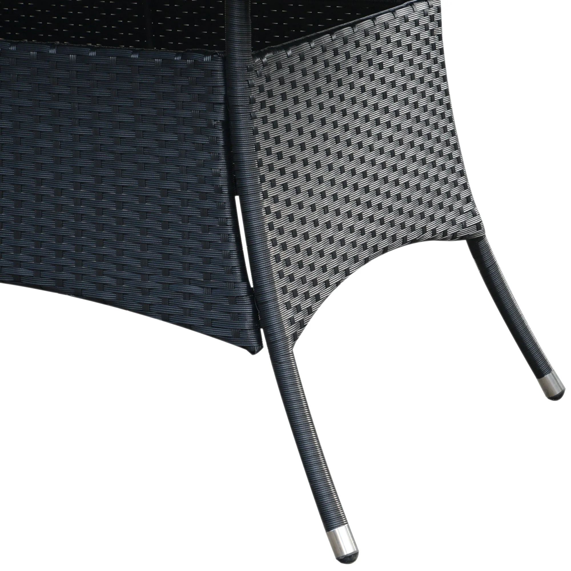 7-Pieces PE Rattan Dining Sets - Image 8
