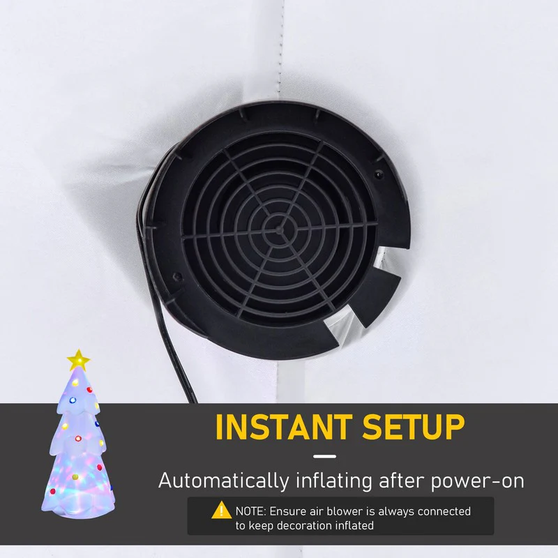 8.2FT Christmas Inflatable Tree LED Lighted for Home Indoor Outdoor Decoration - Image 5