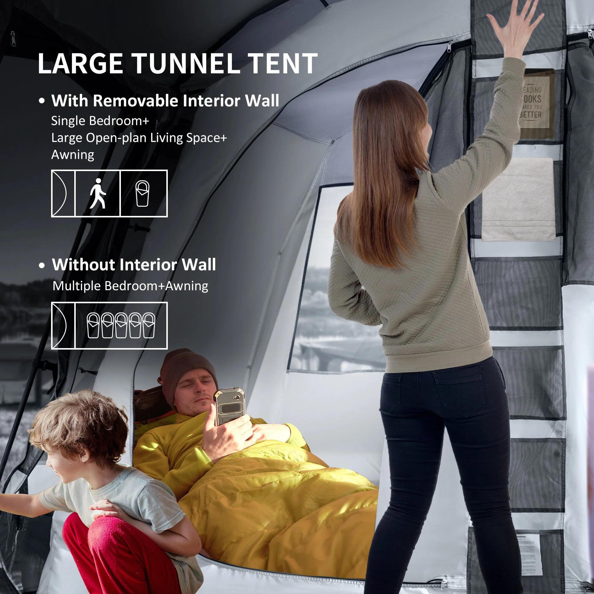 8-Person Camping Tent - Image 3
