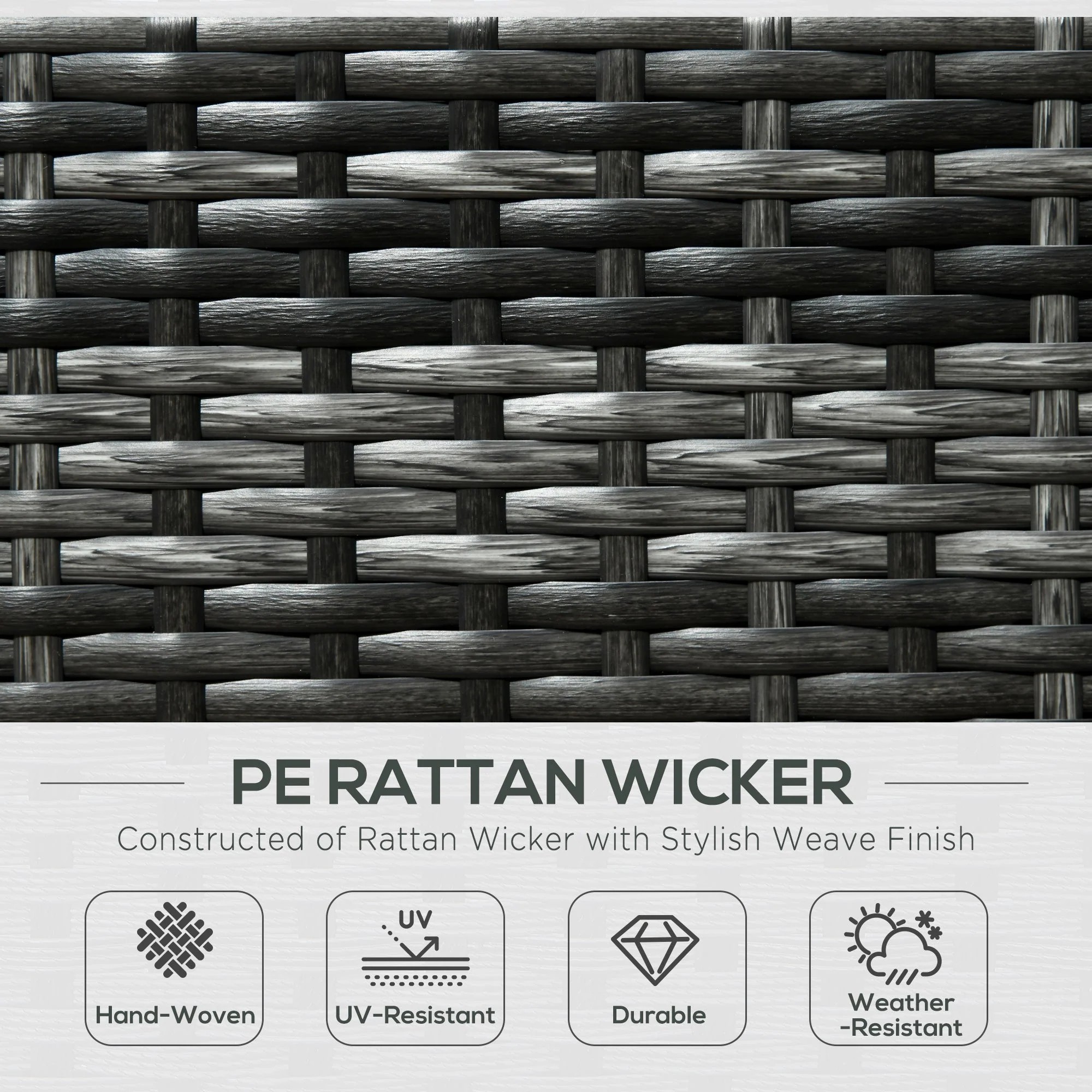 8-Pieces PE Rattan Corner Sofa Set - Image 3