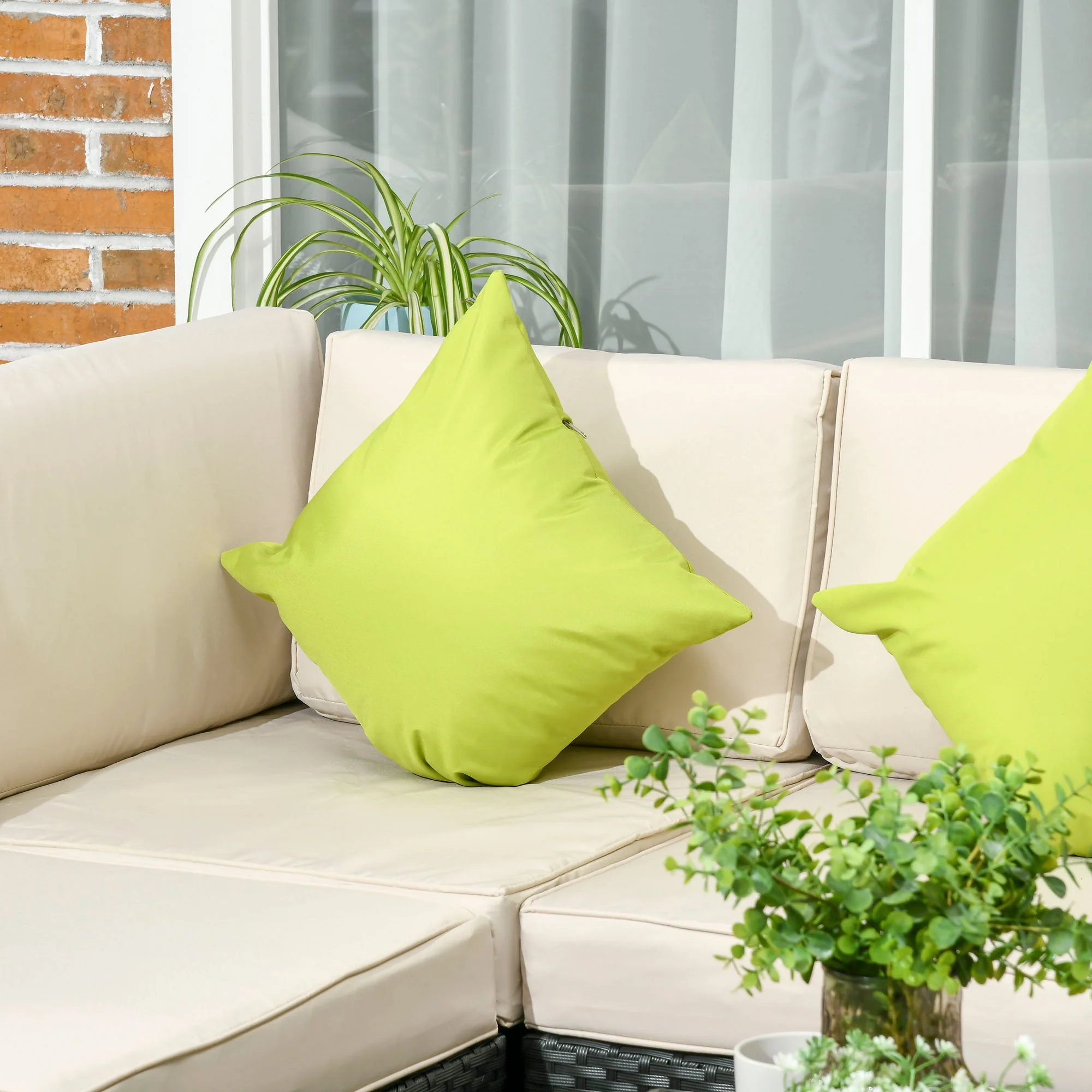 8-Pieces PE Rattan Corner Sofa Set - Image 7