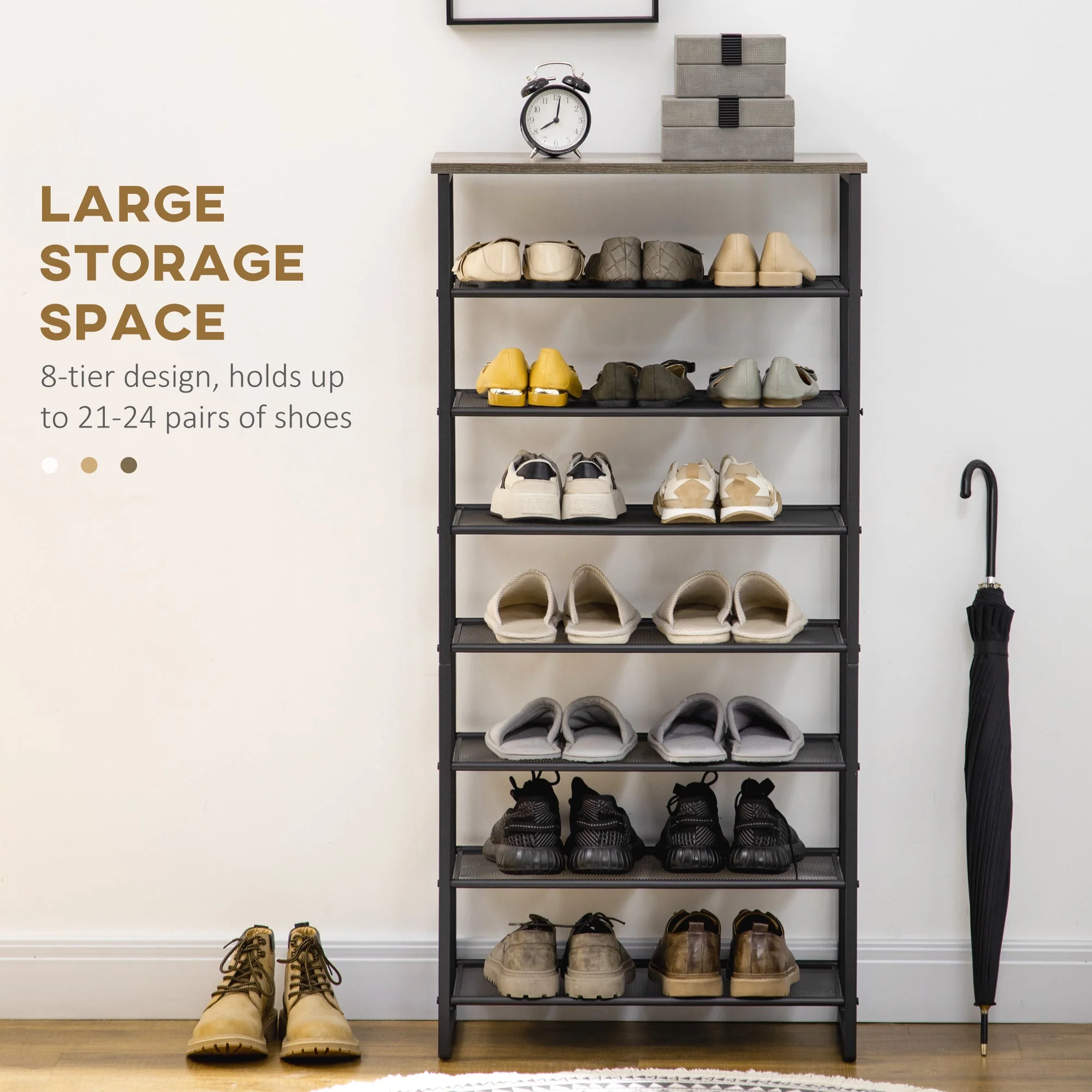 8-Tier Shoe Rack - Image 4