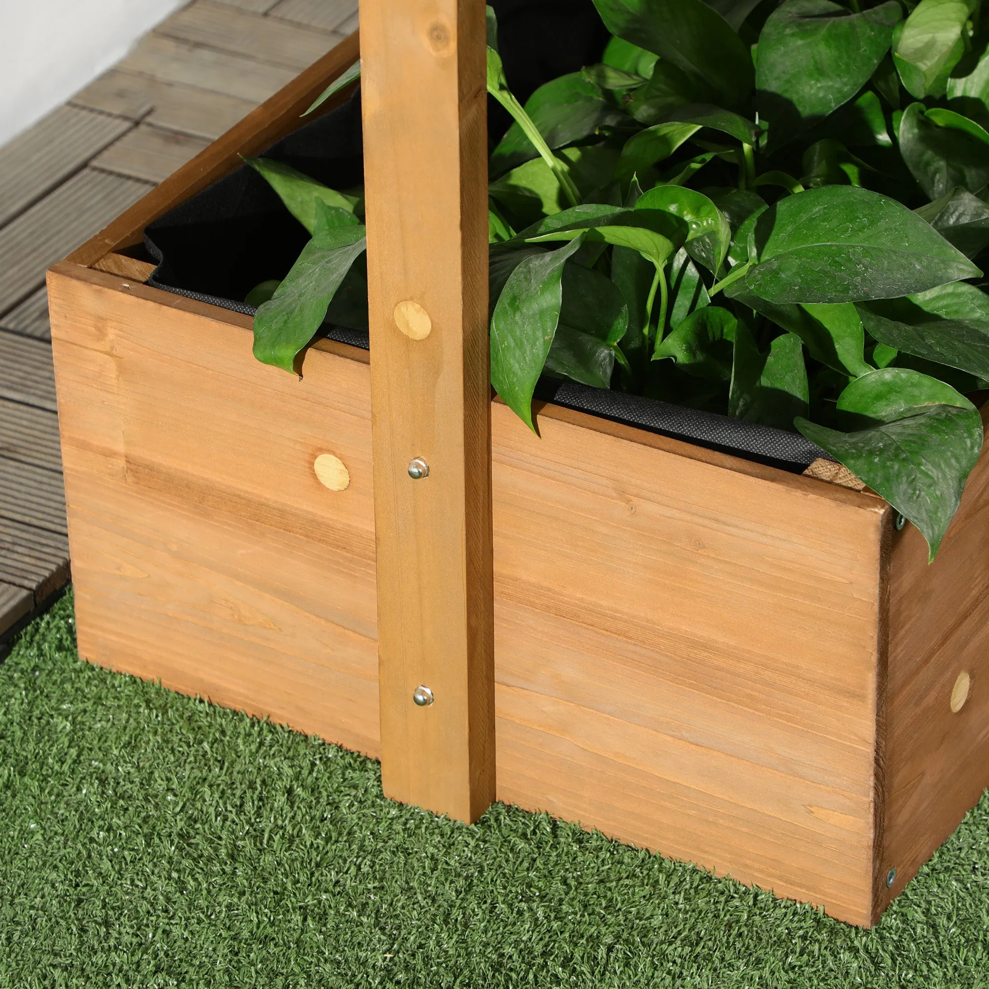 80cm x 45cm x 142cm 4-Tier Raised Garden Bed - Image 9
