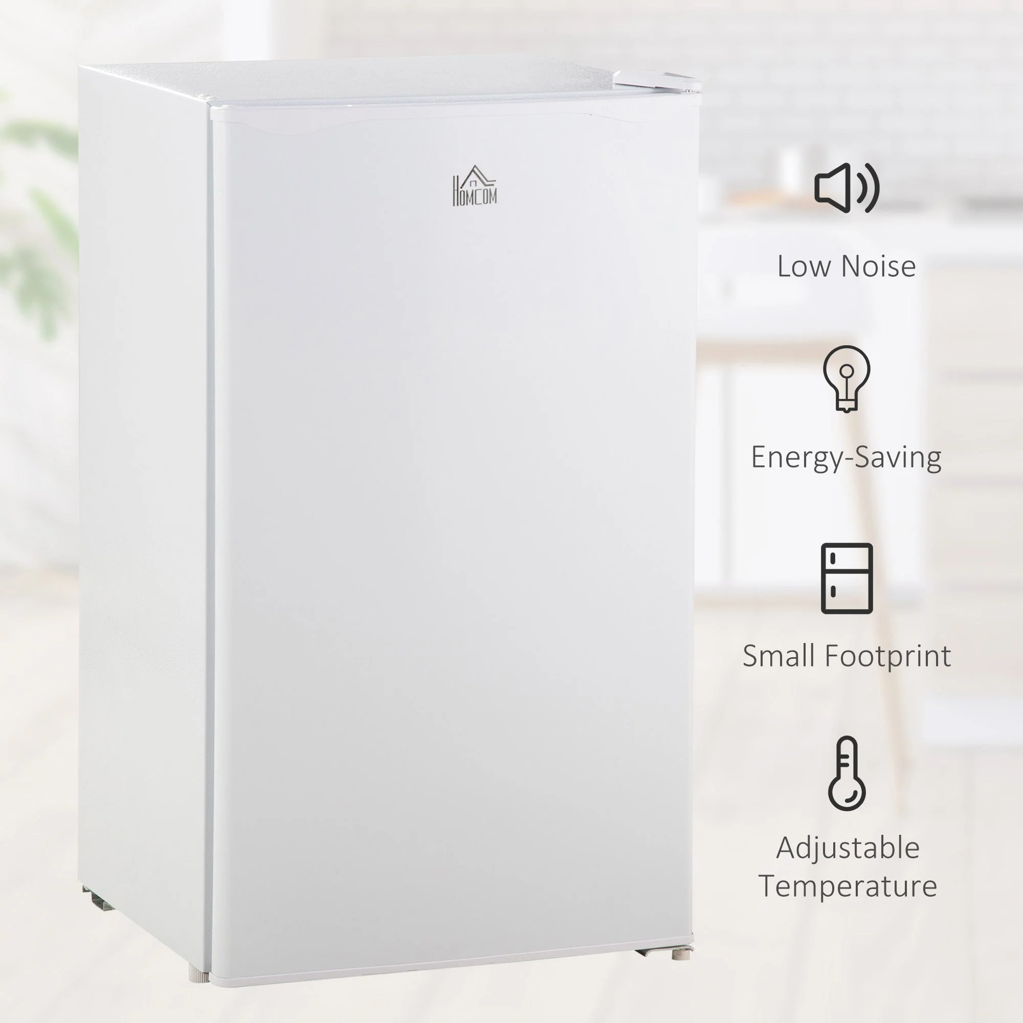 91 Litre Freestanding Under Counter Fridge with Chiller Box - Image 6
