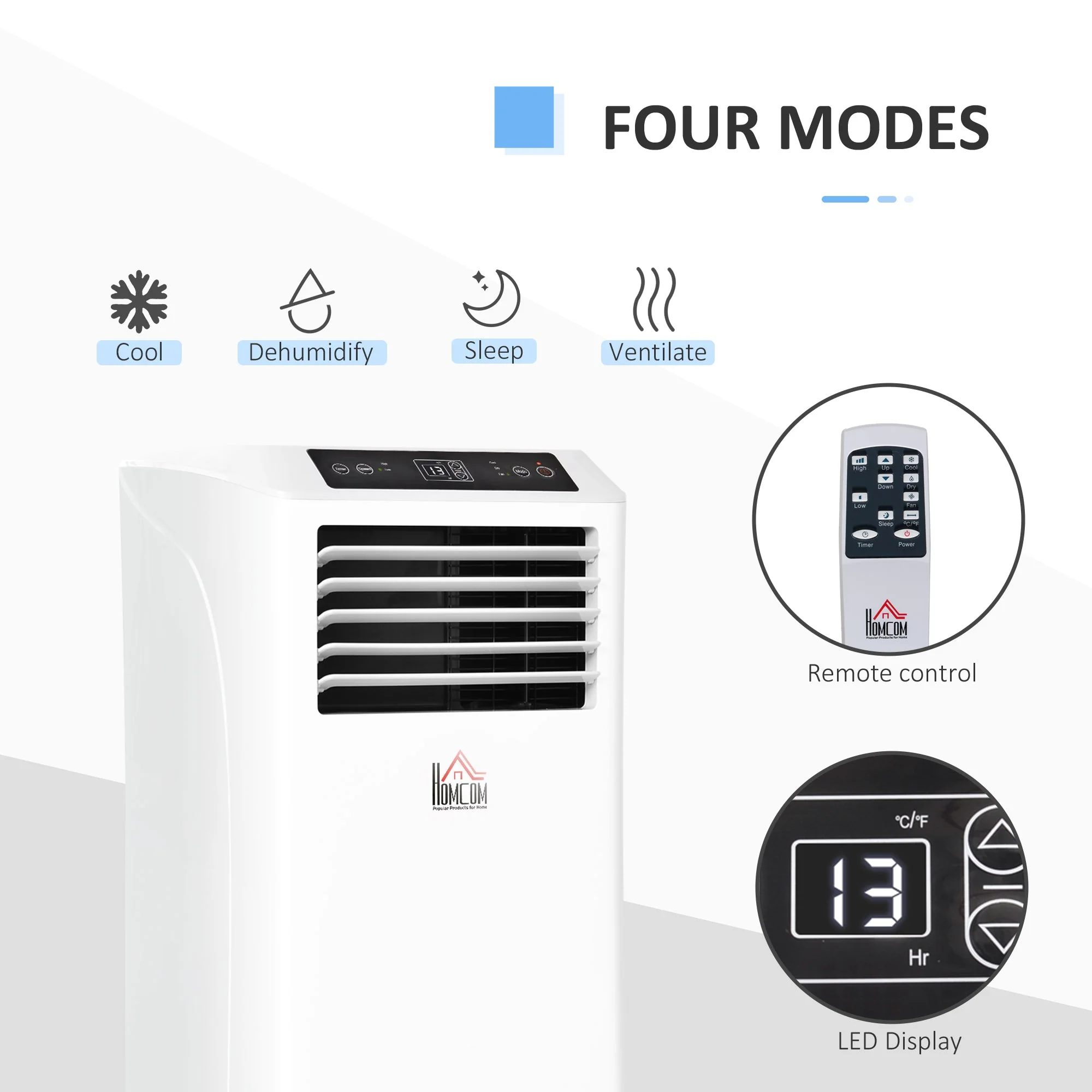 A Rated 10,000 BTU Portable Air Conditioner With 24 Hour Timer - Image 4