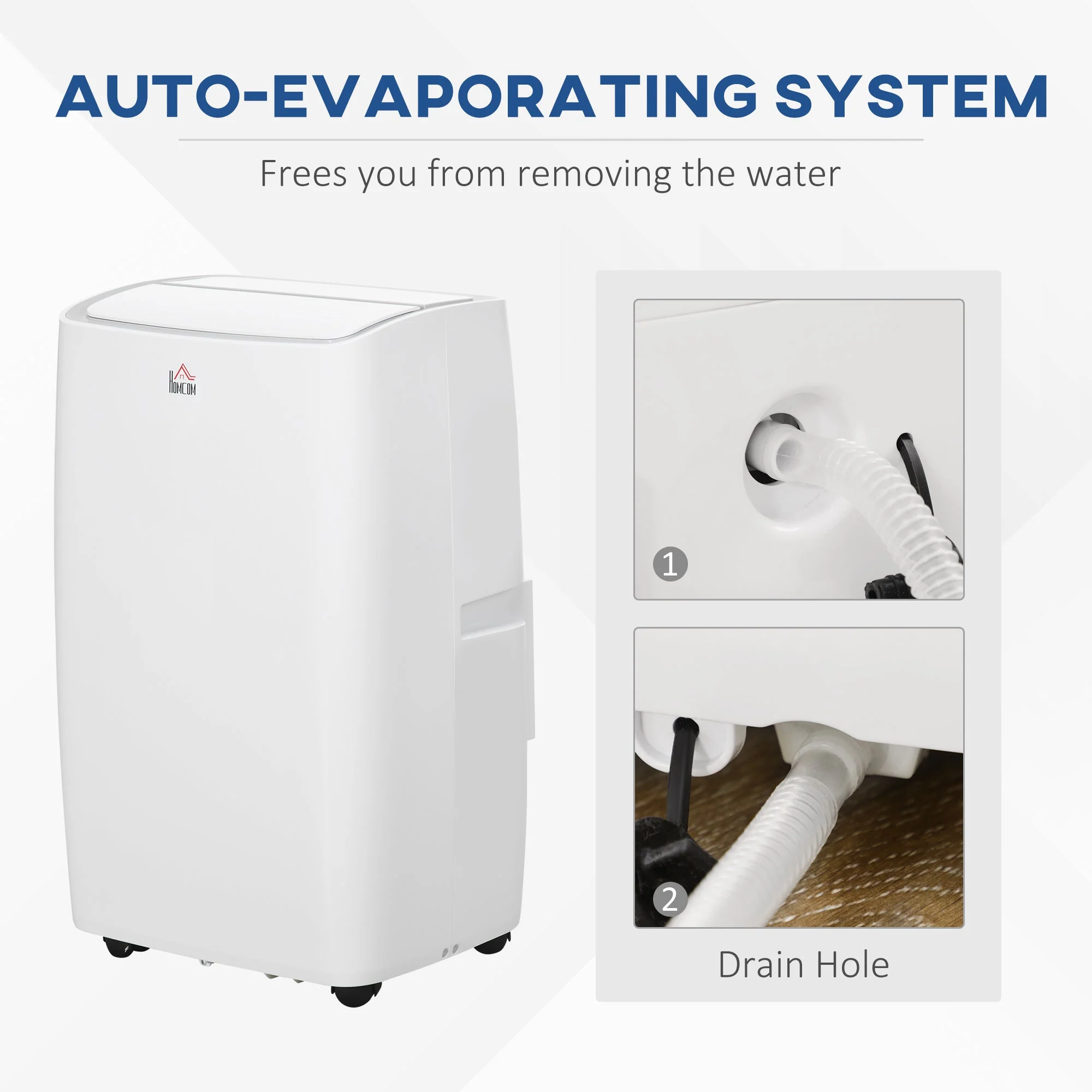 A Rated 12,000 BTU Portable Dehumindifier With Remote & 24 Hour Timer - Image 5