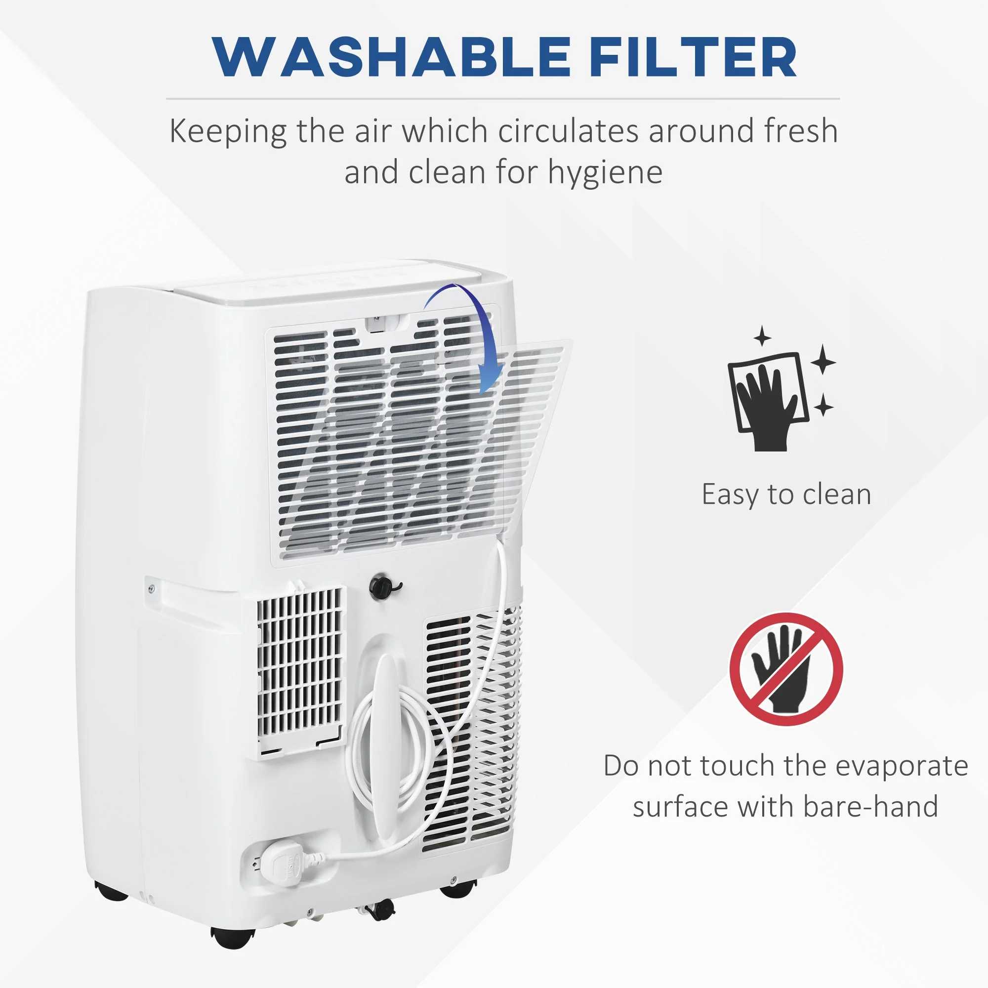 A Rated 12,000 BTU Portable Dehumindifier With Remote & 24 Hour Timer - Image 6