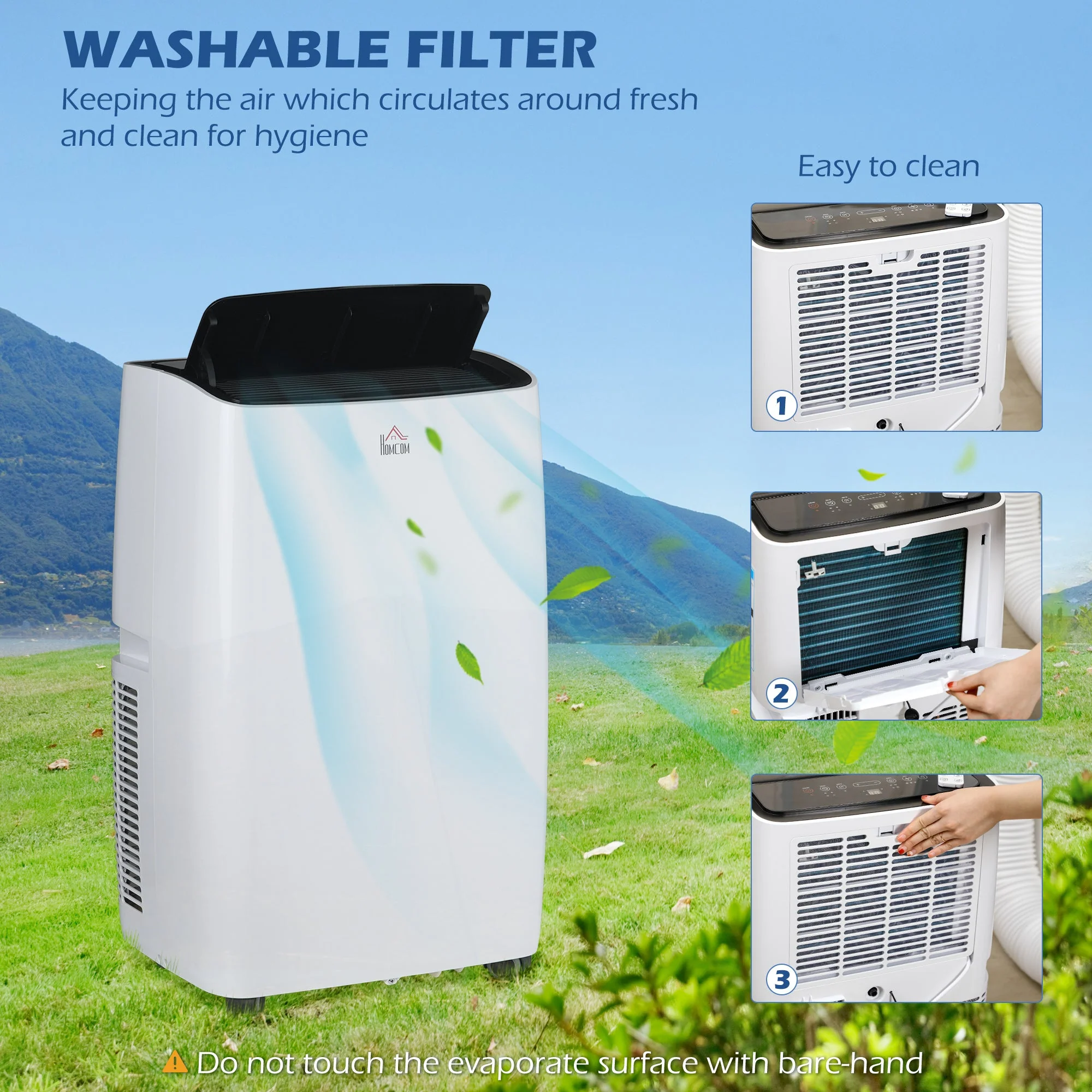 A Rated 14,000 BTU Portable Dehumindifier With Remote & 24 Hour Timer - Image 5