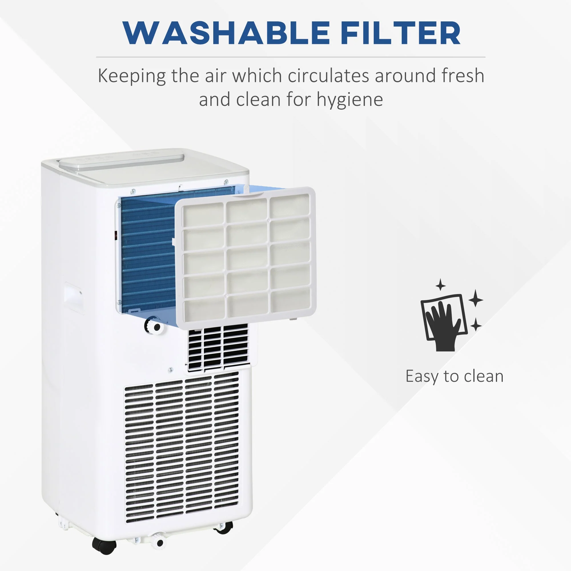 A Rated 7,000 BTU 4-In-1 Portable Dehumindifier With Remote & 24 Hour Timer - Image 5