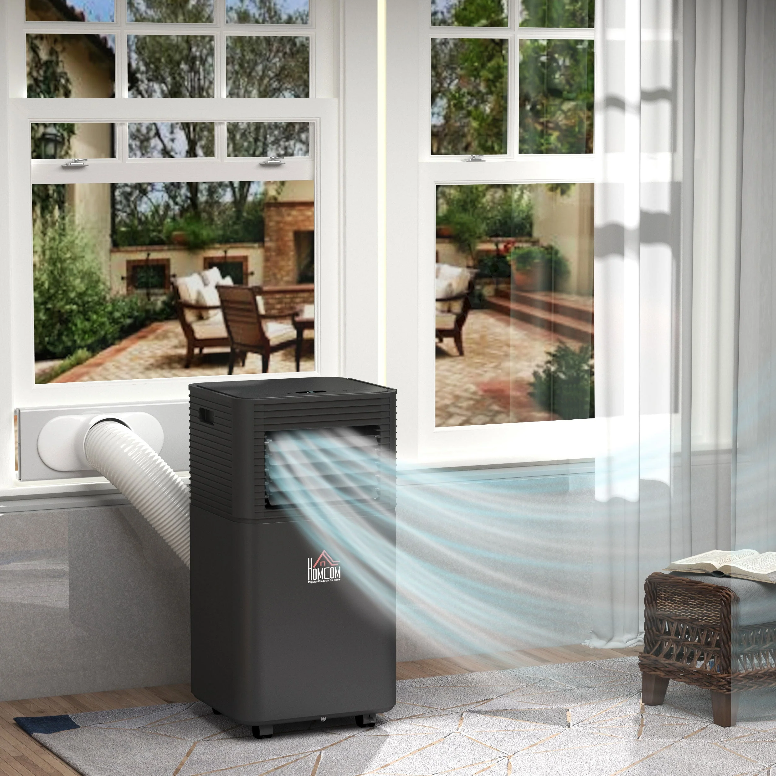 A Rated 7,000 BTU 4-In-1 Portable Dehumindifier With Remote & 24 Hour Timer - Image 2