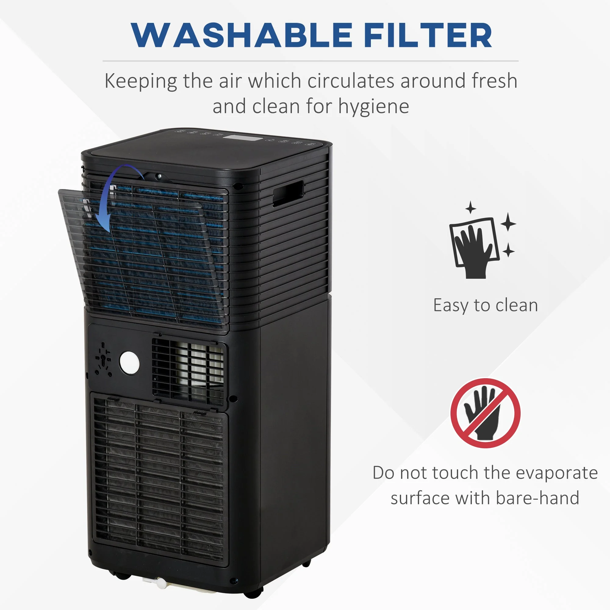 A Rated 7,000 BTU 4-In-1 Portable Dehumindifier With Remote & 24 Hour Timer - Image 7