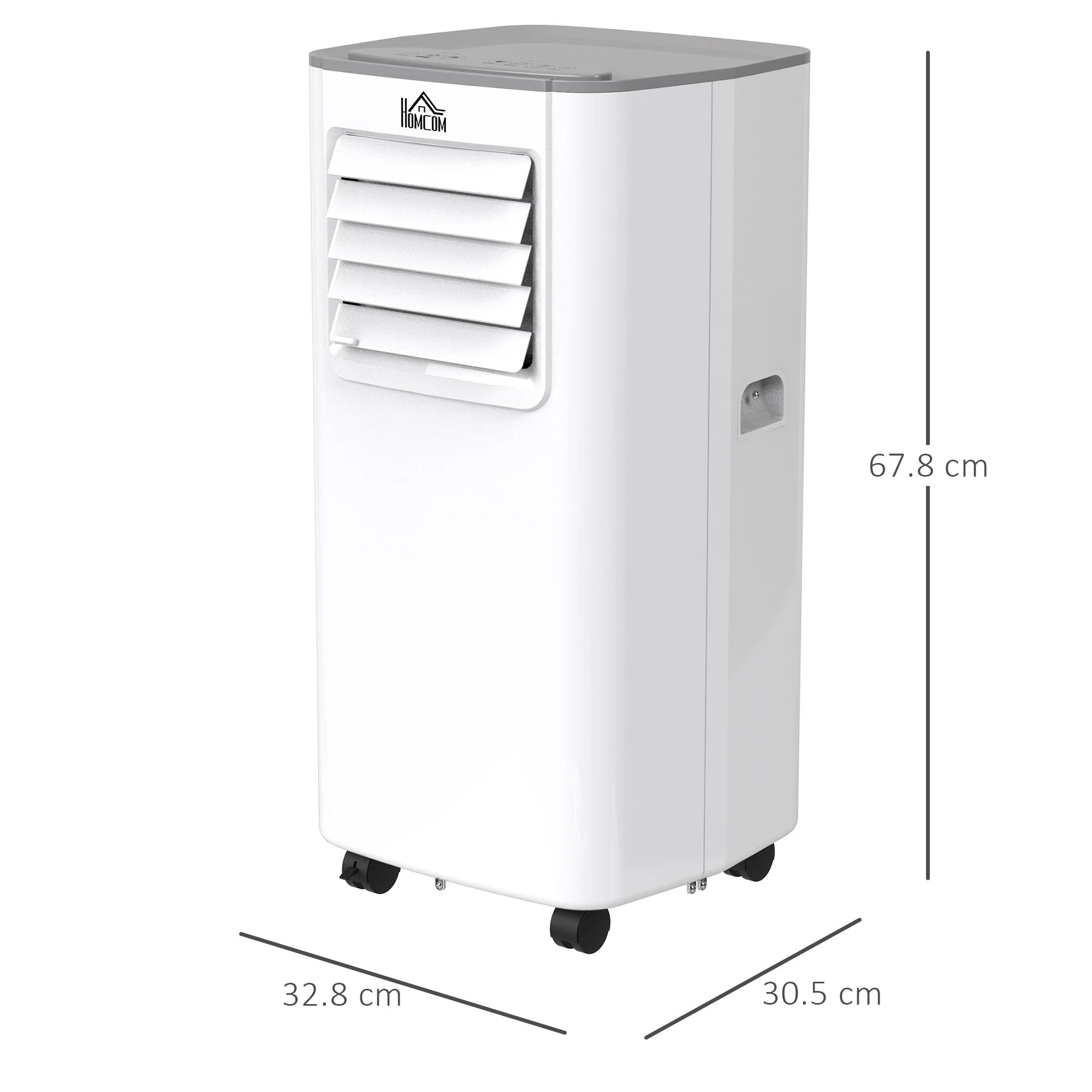 A Rated 7,000 BTU 4-In-1 Portable Dehumindifier With Remote & 24 Hour Timer by Homcom - Image 2