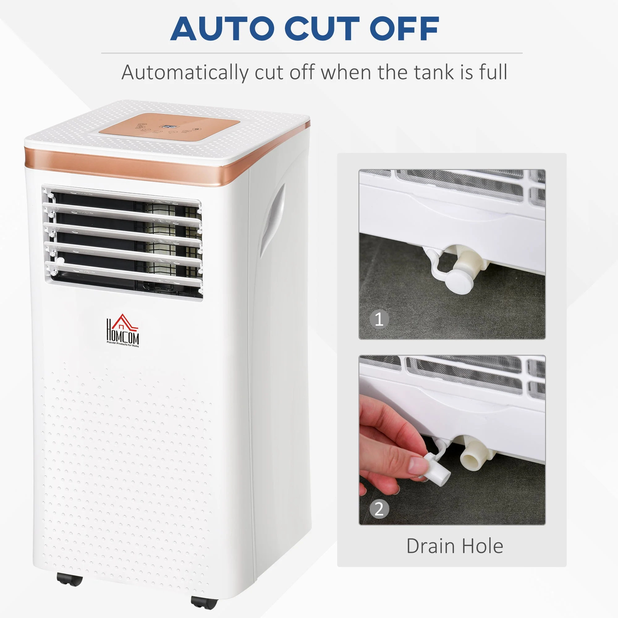A Rated 7,000 BTU Portable Air Conditioner With Remote & 24 Hour Timer - Image 4