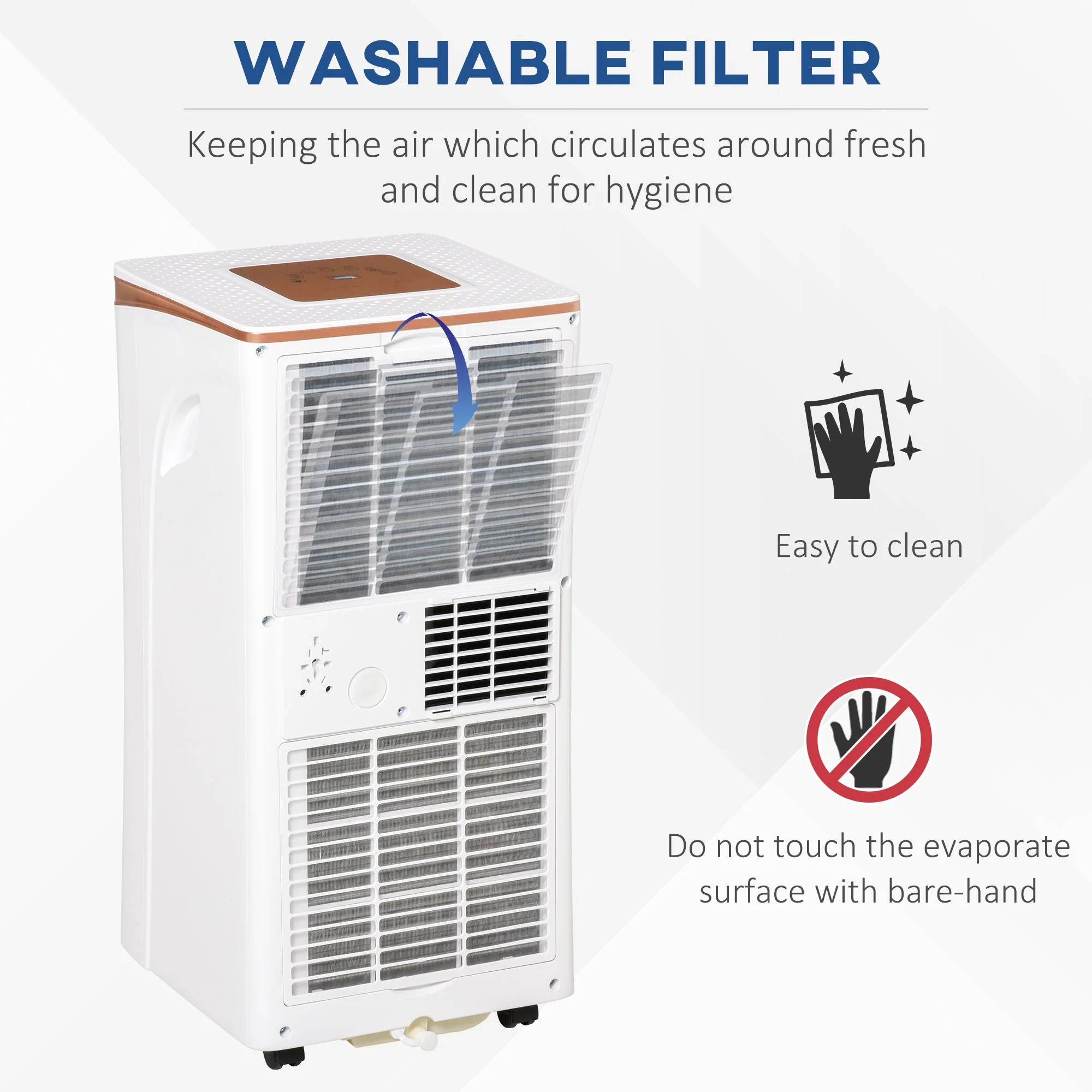 A Rated 7,000 BTU Portable Air Conditioner With Remote & 24 Hour Timer - Image 6